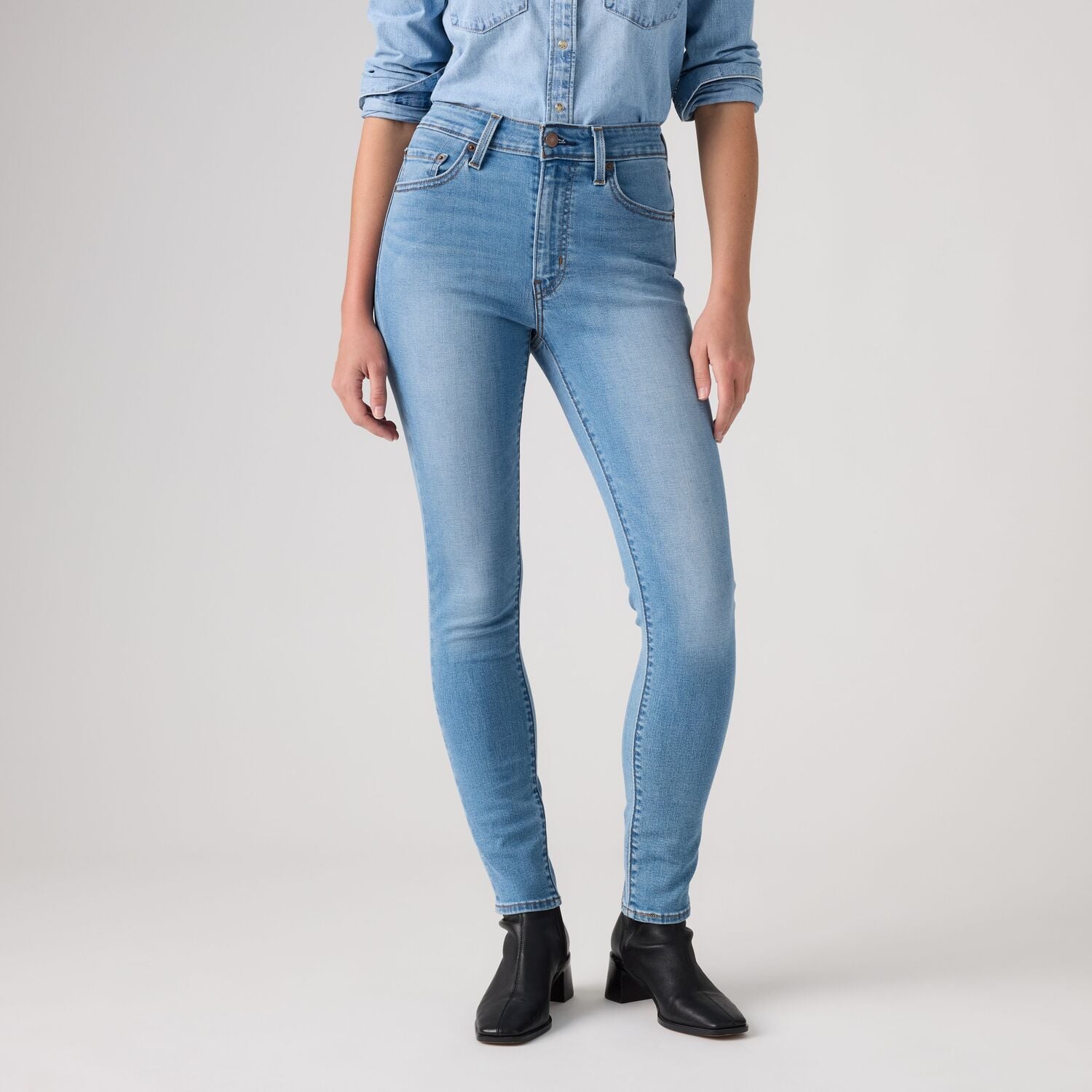 JEANS MUJER 721 HIGH RISE SKINNY AZUL LEVIS 18882-0966 - 1