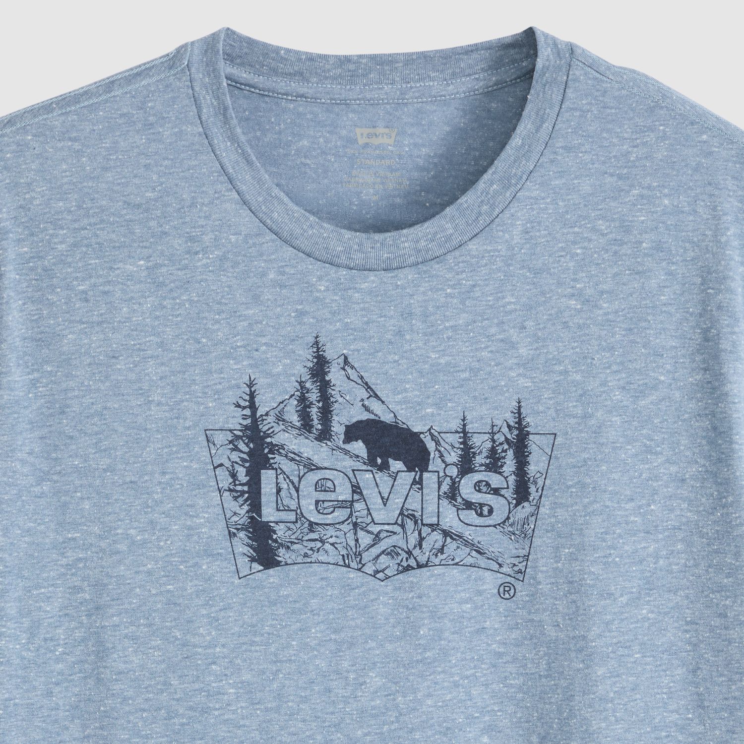 POLO HOMBRE GRAPHIC CREWNECK TEE AZUL LEVIS 22491-2151 - 5