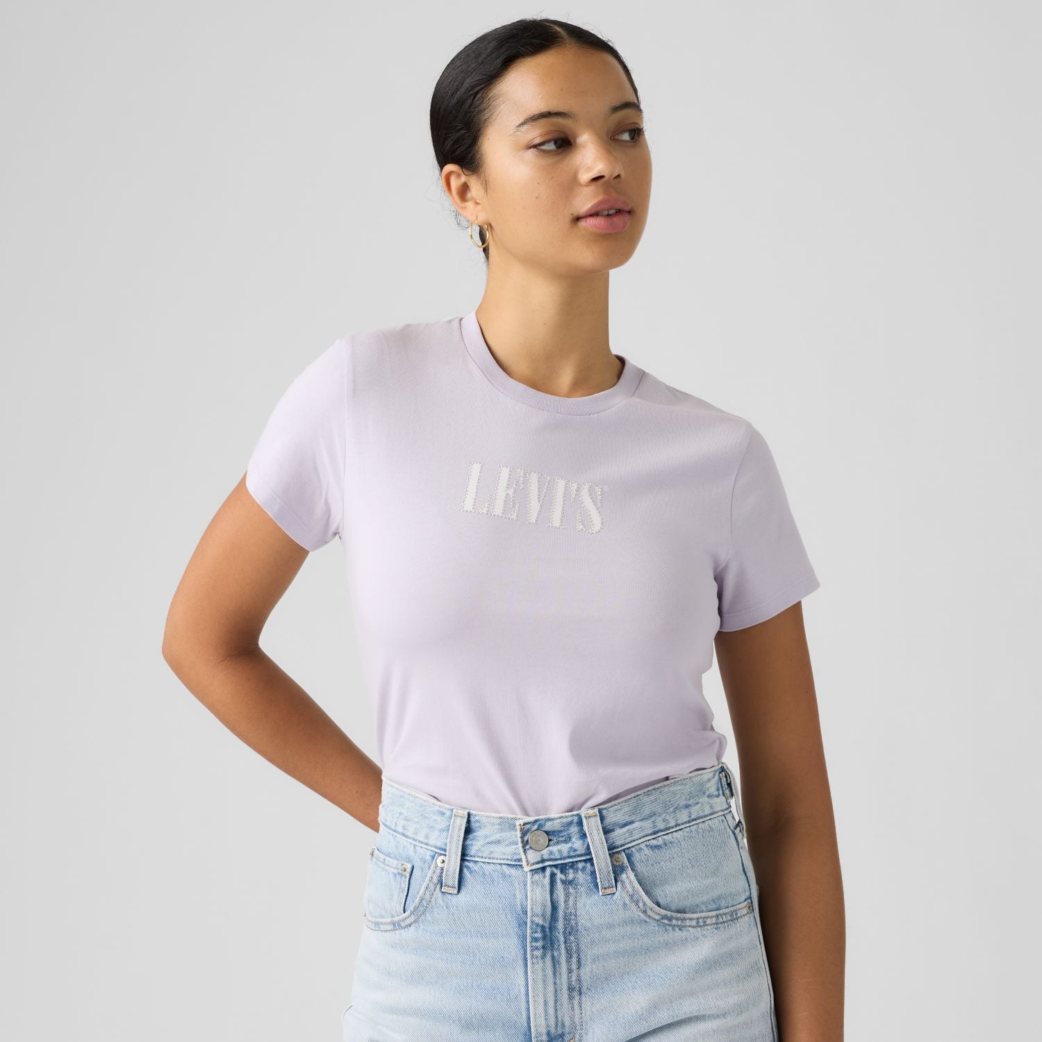 POLO MUJER THE PERFECT TEE MORADO LEVIS 17369-3492 - 3