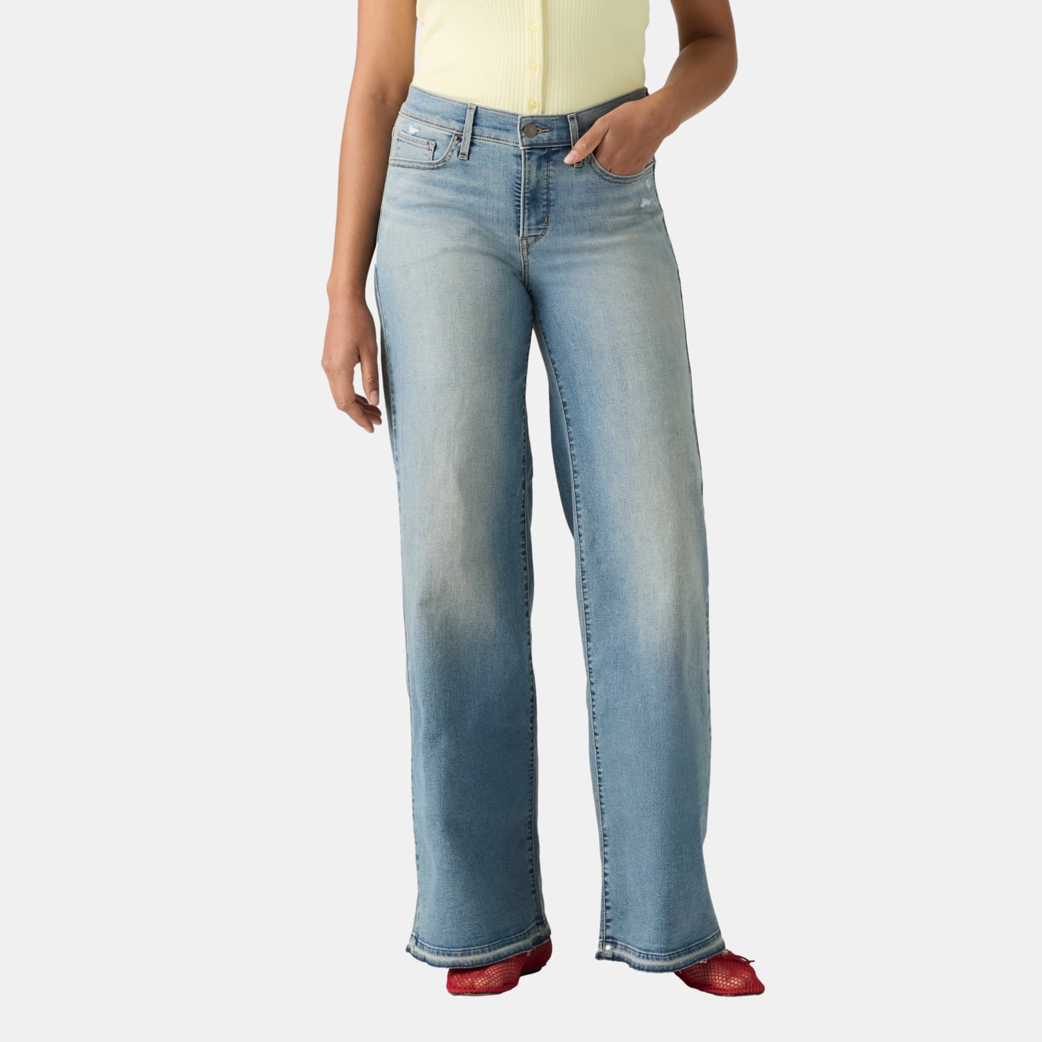 JEANS MUJER 318 SHAPING WIDE LEG AZUL LEVIS 001PZ-0029 - 1