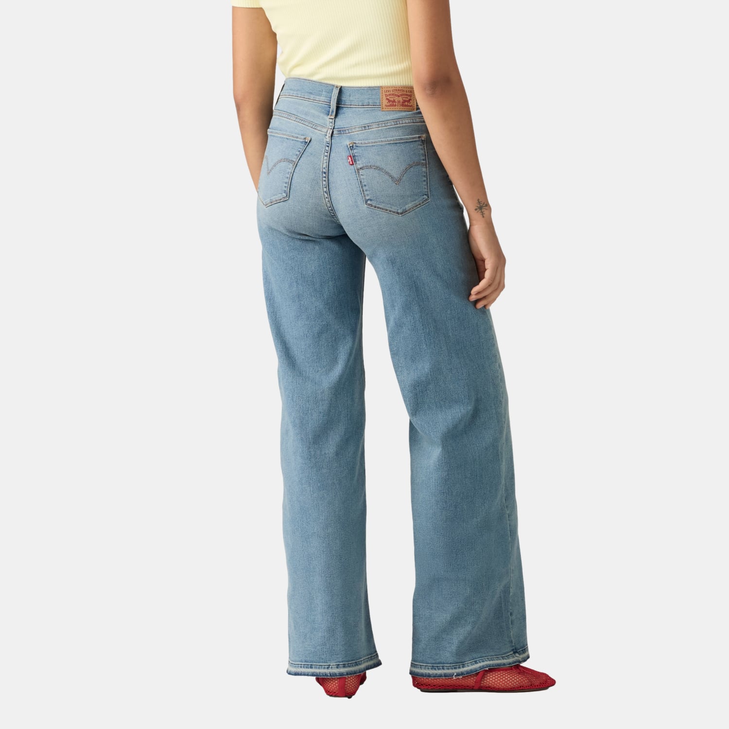 JEANS MUJER 318 SHAPING WIDE LEG AZUL LEVIS 001PZ-0029 - 4