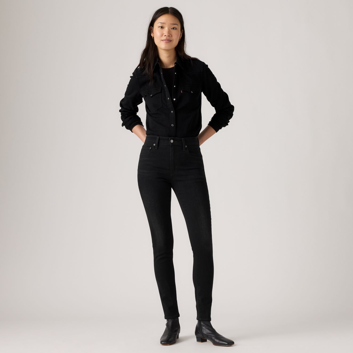 JEANS MUJER 721 HIGH RISE SKINNY NEGRO LEVIS 18882-0975 - 4