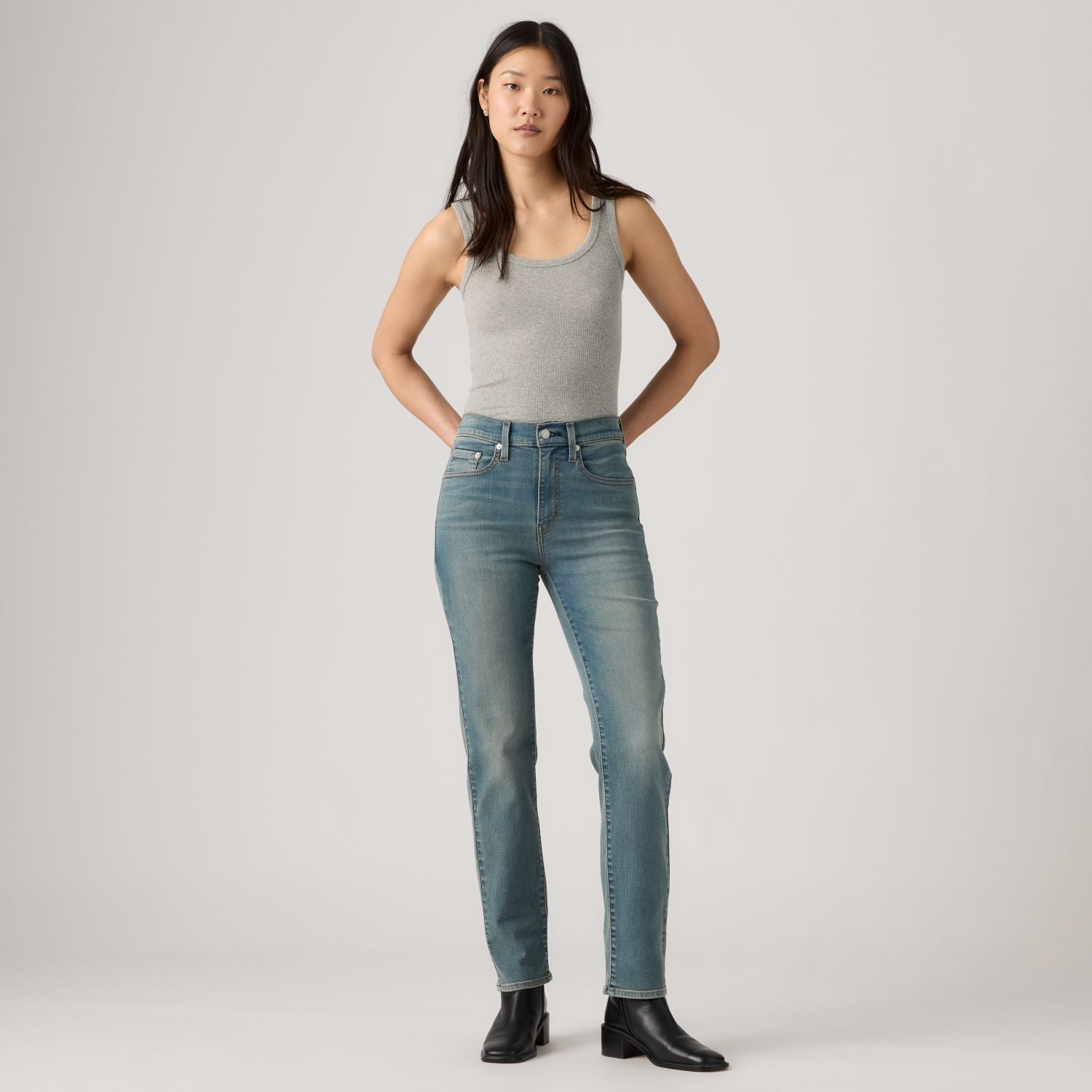 JEANS MUJER 724 HIGH RISE STRAIGHT AZUL LEVIS 18883-0485 - 2