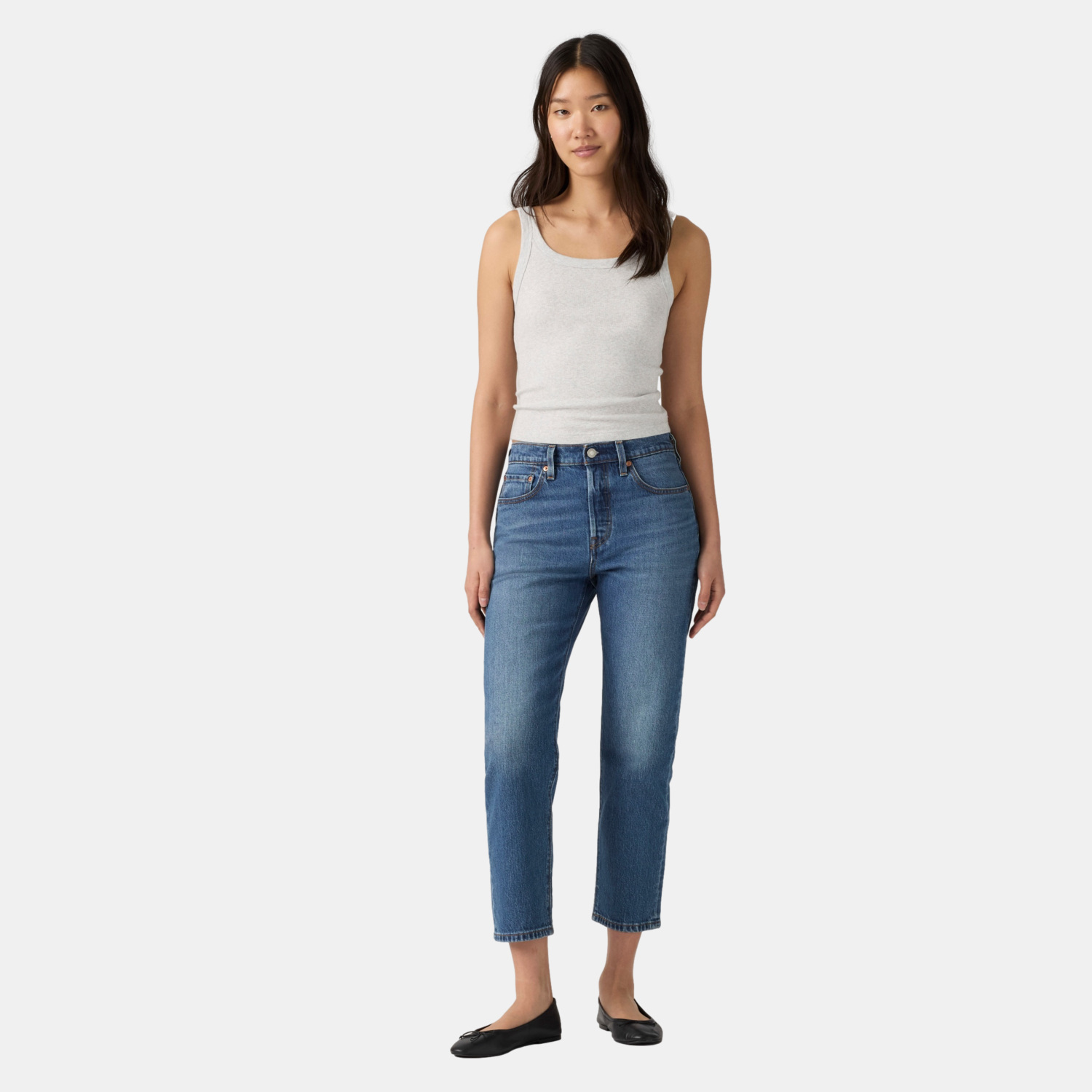 JEANS MUJER 501 CROP AZUL LEVIS 36200-0411 - 5