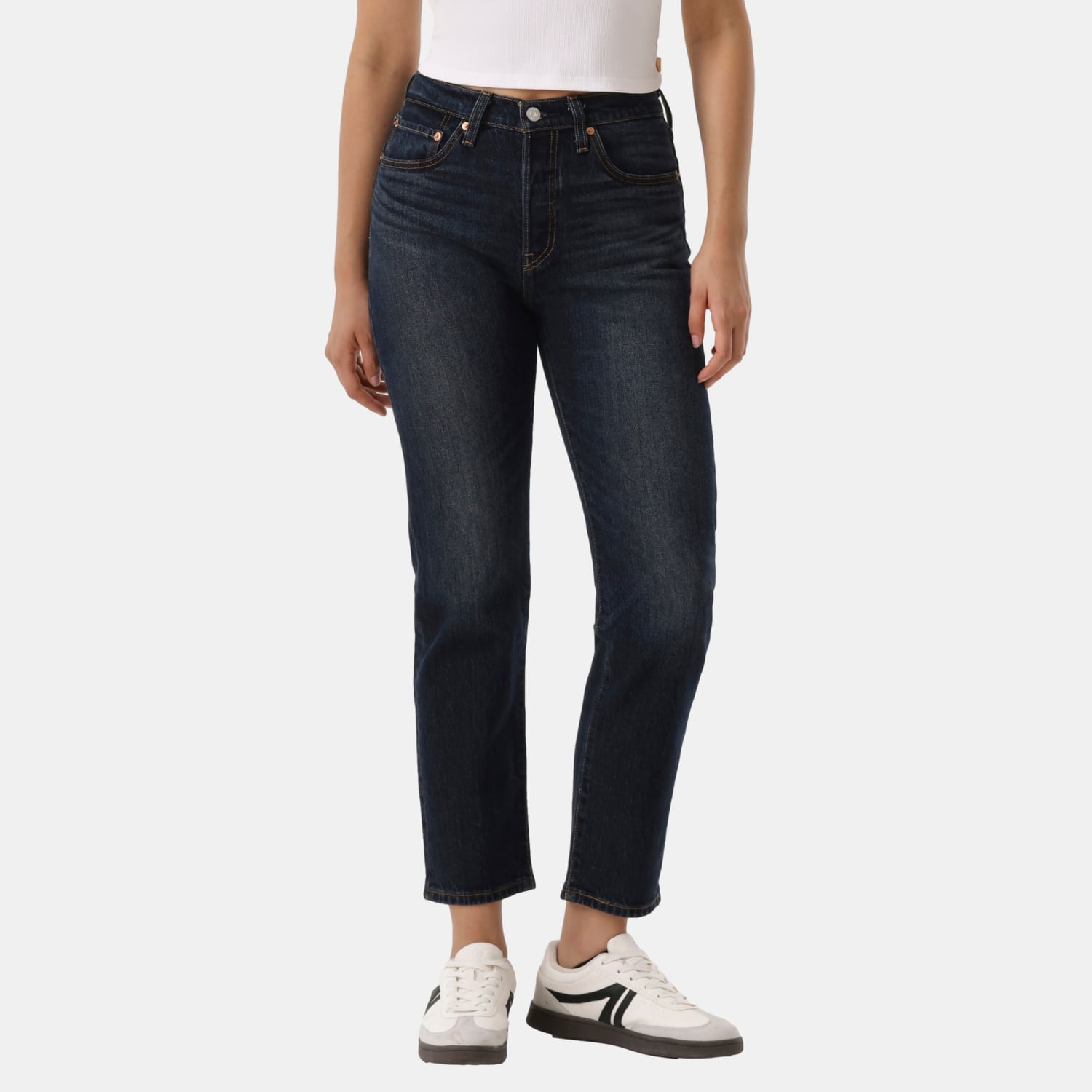JEANS MUJER 501 CROP AZUL LEVIS 36200-0413 - 1