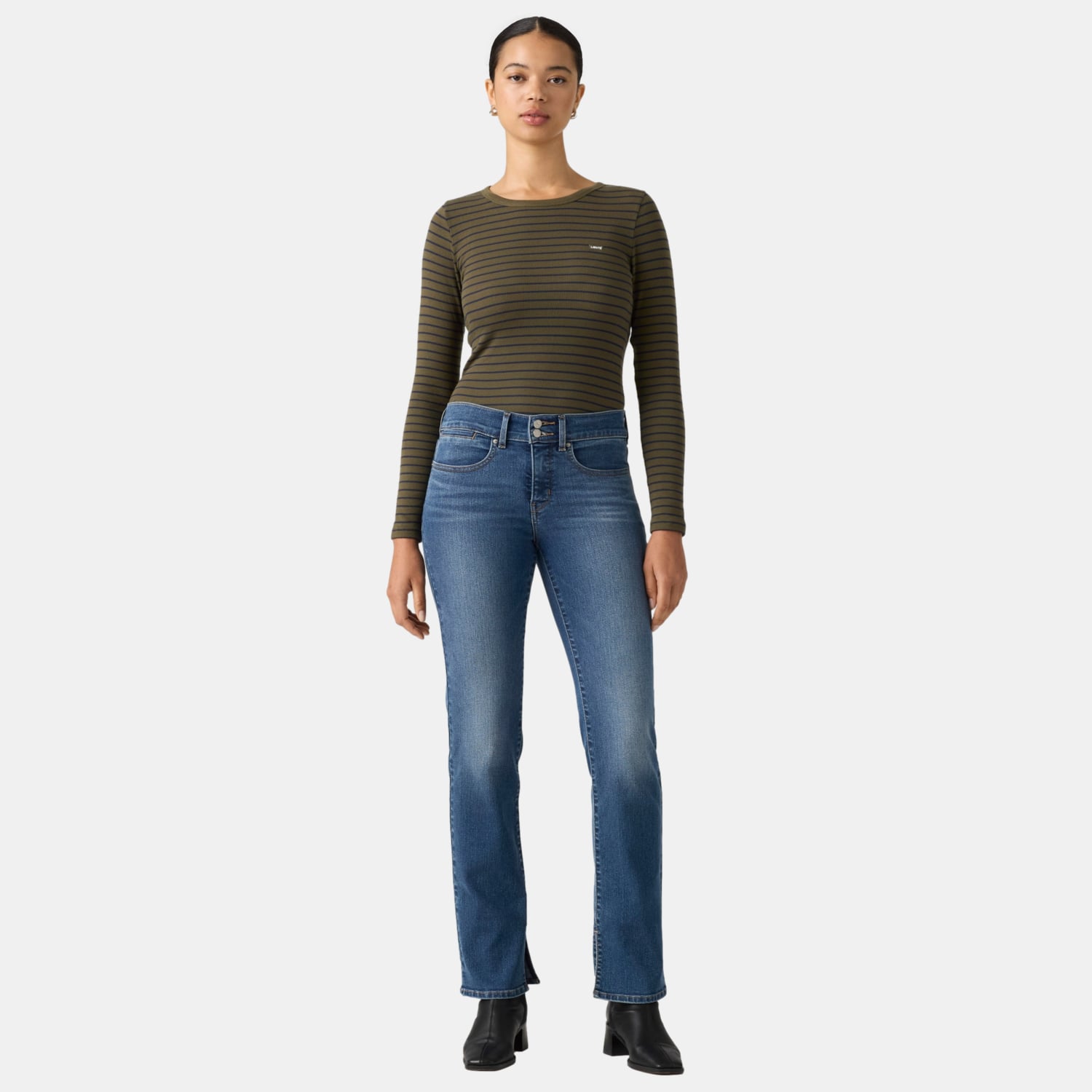 JEANS MUJER 314 TAILORED AZUL LEVIS 0081F-0001 - 4