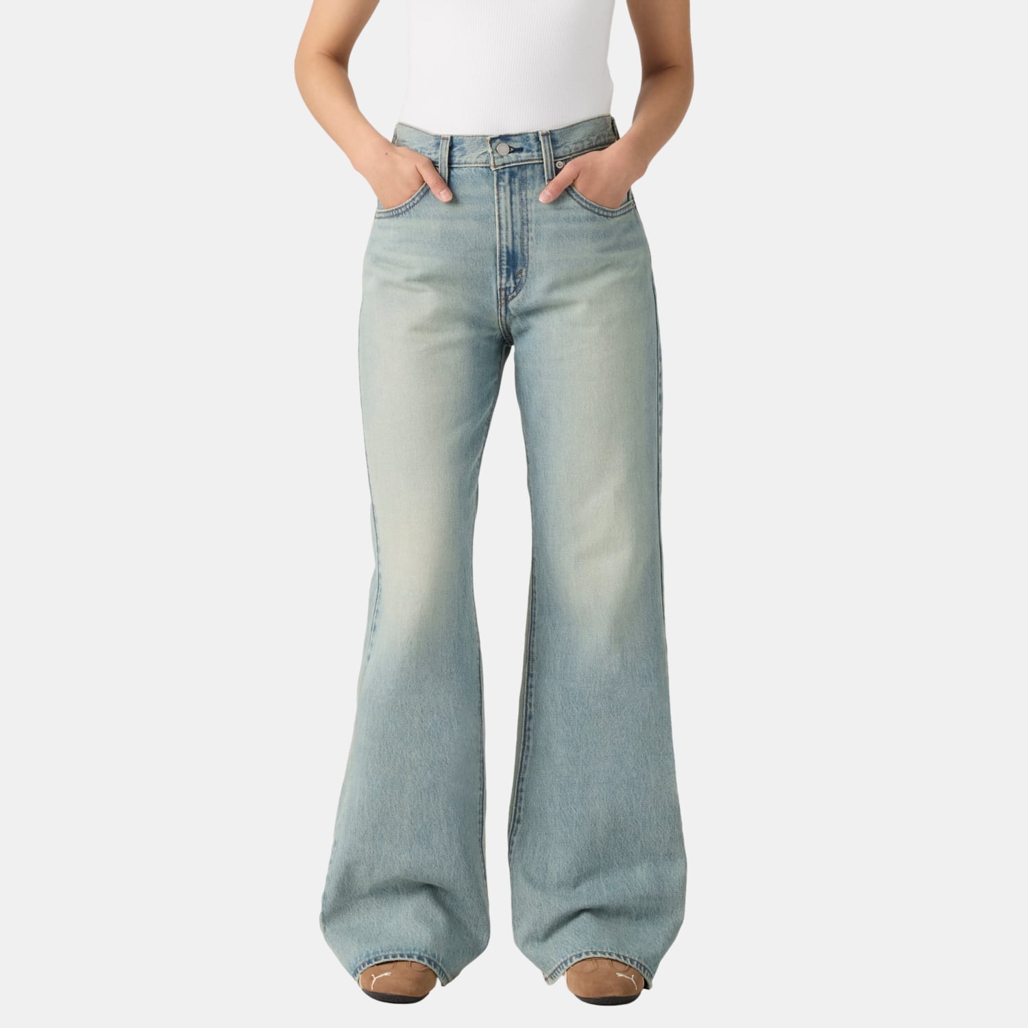 JEANS MUJER CINCH FLARE AZUL LEVIS 0081R-0005 - 1