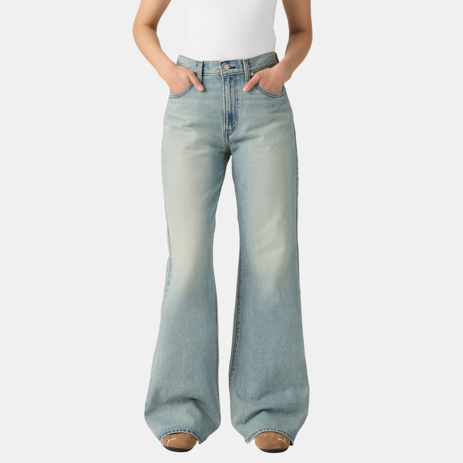 JEANS MUJER CINCH FLARE AZUL LEVIS 0081R-0005 - 1
