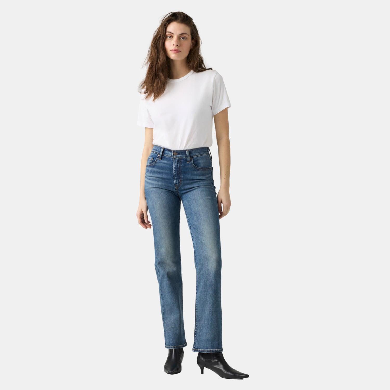 JEANS MUJER 723 HIGH RISE STRAIGHT AZUL LEVIS 008SY-0010 - 2