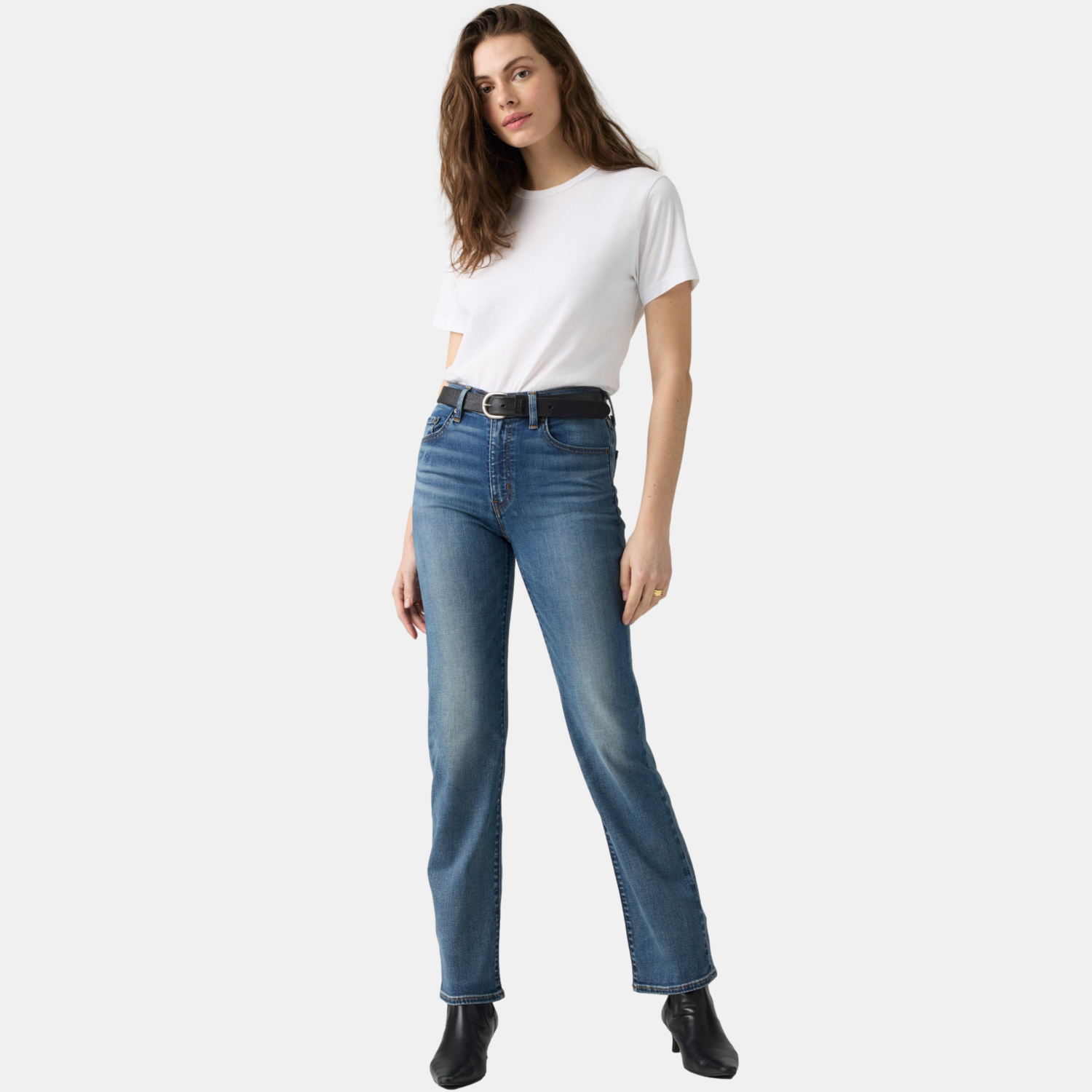JEANS MUJER 723 HIGH RISE STRAIGHT AZUL LEVIS 008SY-0010 - 5