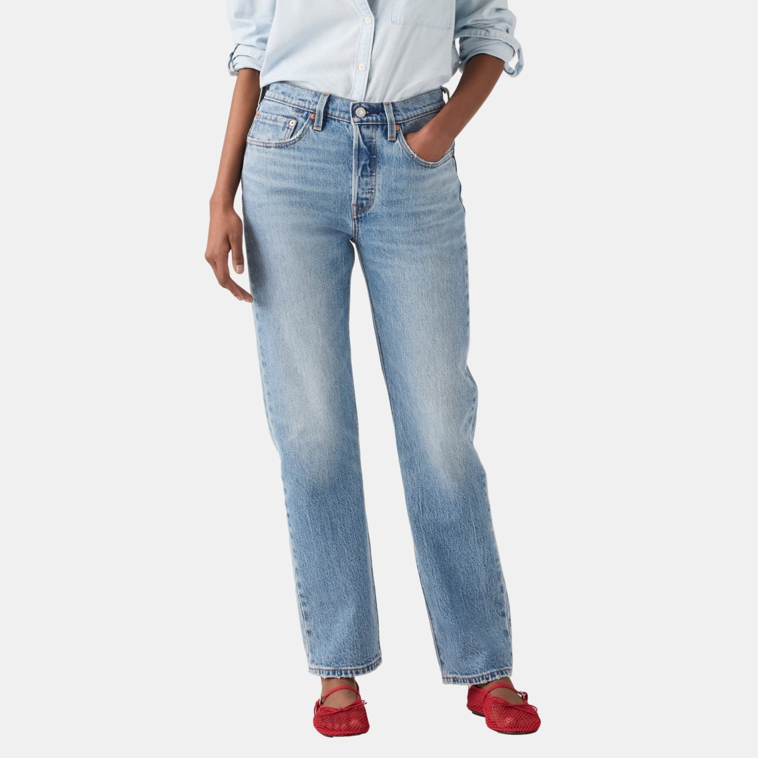 JEANS MUJER 501 JEANS FOR WOMEN AZUL LEVIS 12501-0635 - 1