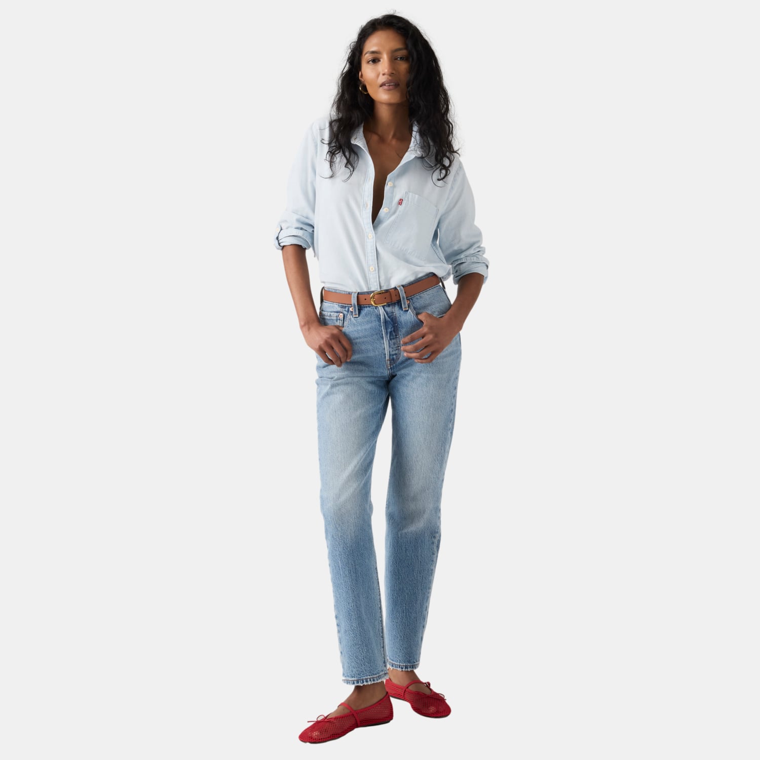 JEANS MUJER 501 JEANS FOR WOMEN AZUL LEVIS 12501-0635 - 2