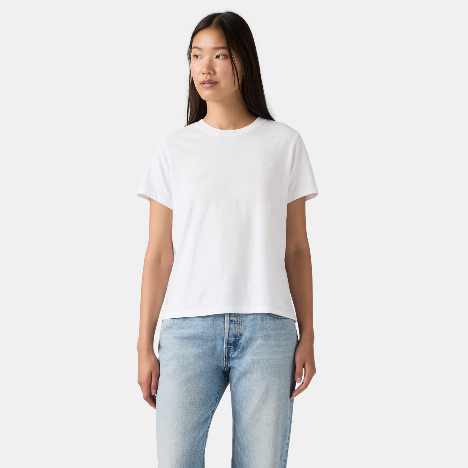 POLO MUJER FAVORITE COTTON TEE NEGRO LEVIS 005J2-0016 - 1