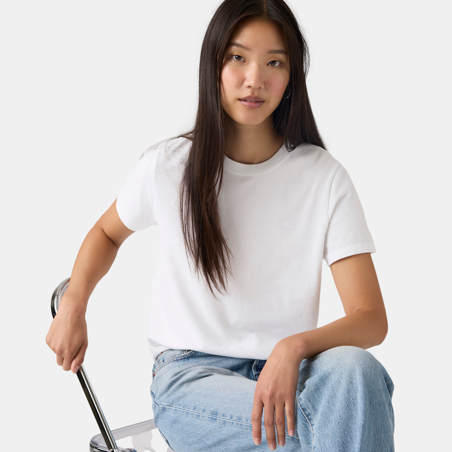 POLO MUJER FAVORITE COTTON TEE NEGRO LEVIS 005J2-0016 - 3