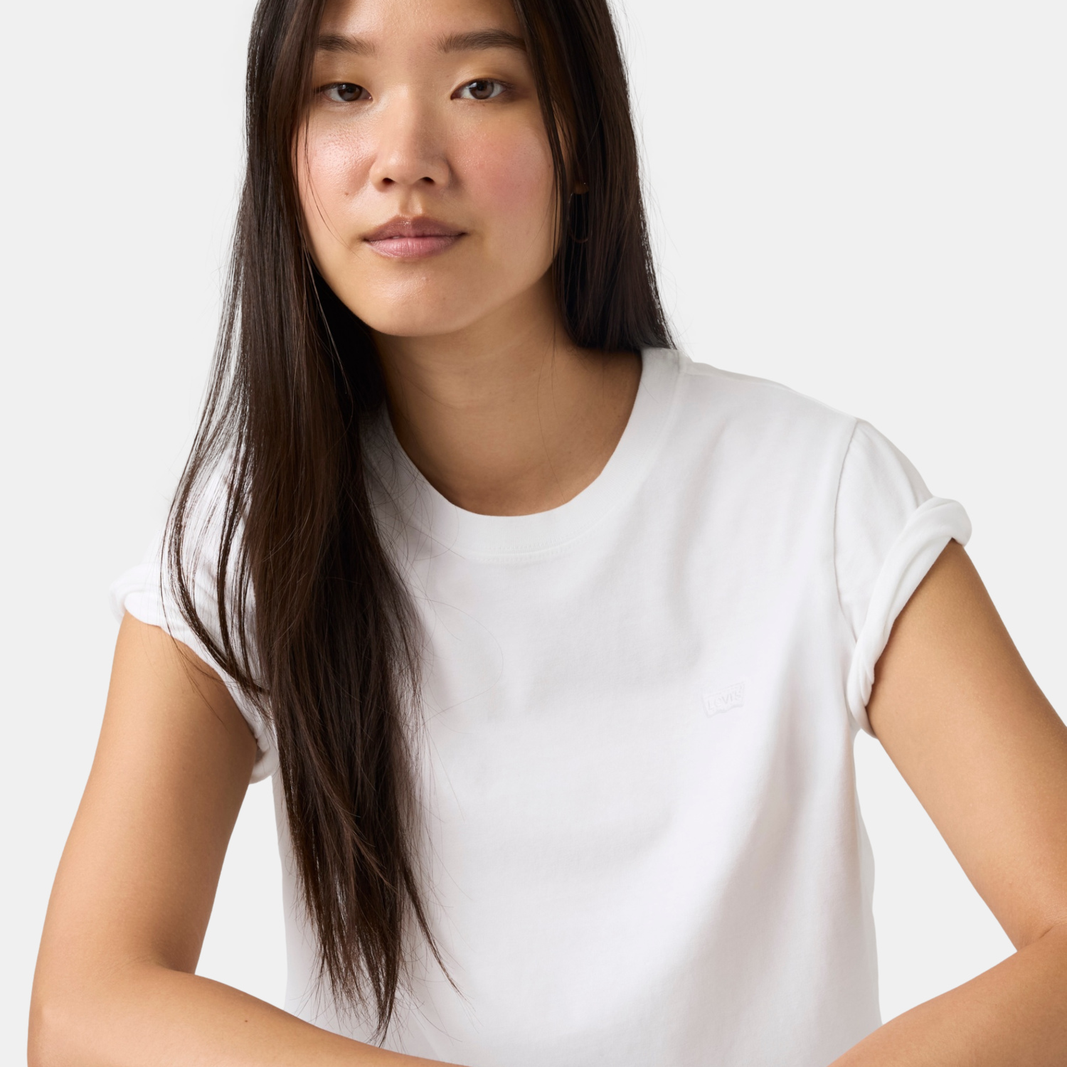 POLO MUJER FAVORITE COTTON TEE NEGRO LEVIS 005J2-0016 - 4
