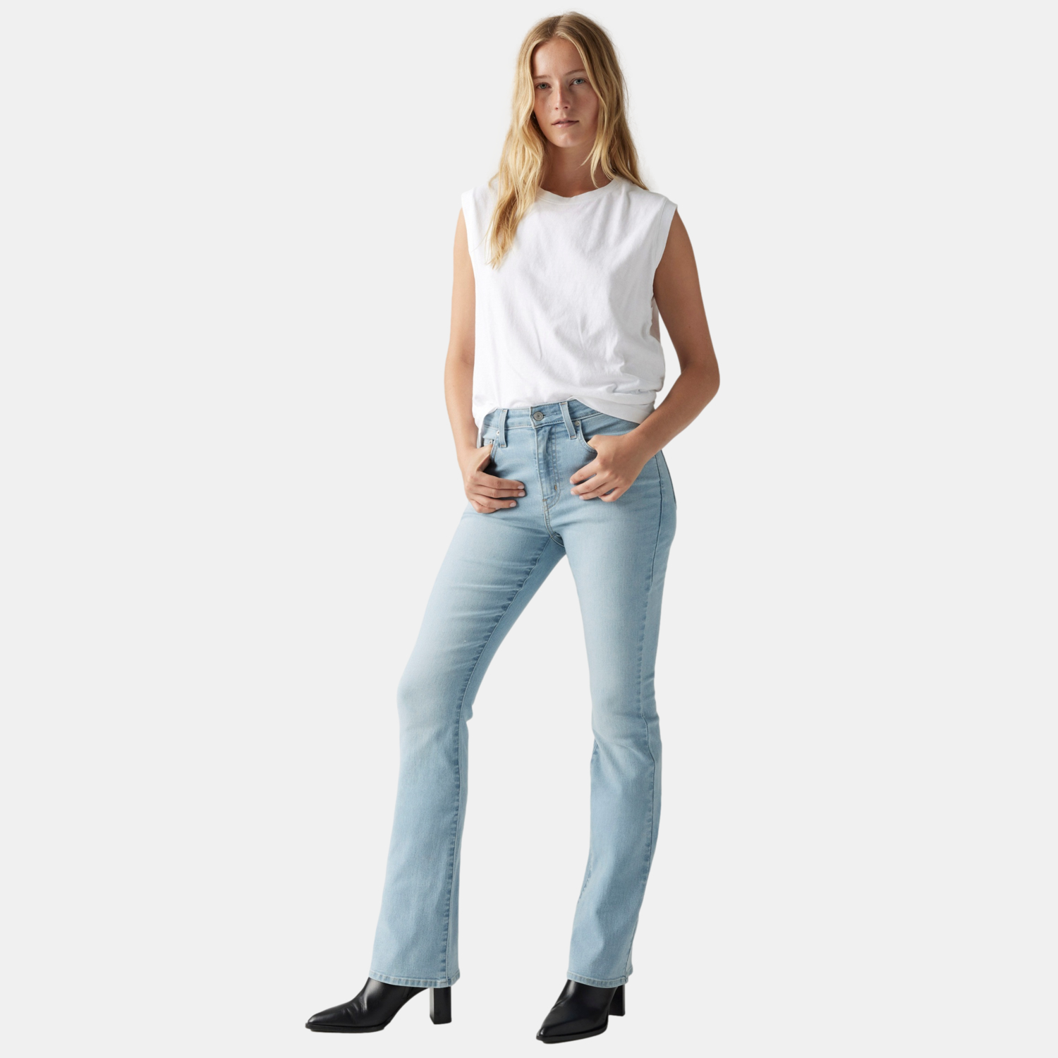 JEANS MUJER 725 HIGH RISE BOOTCUT CELESTE LEVIS 18759-0201 - 2