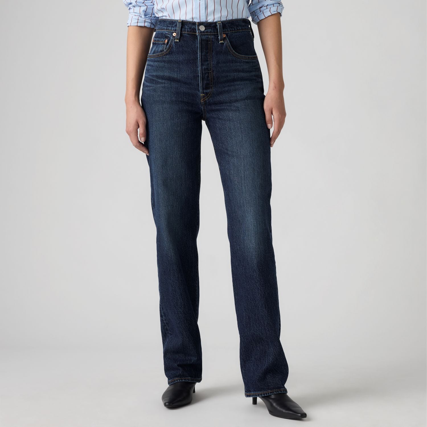 JEANS MUJER RIBCAGE FULL LENGTH AZUL LEVIS 79078-0044 - 1