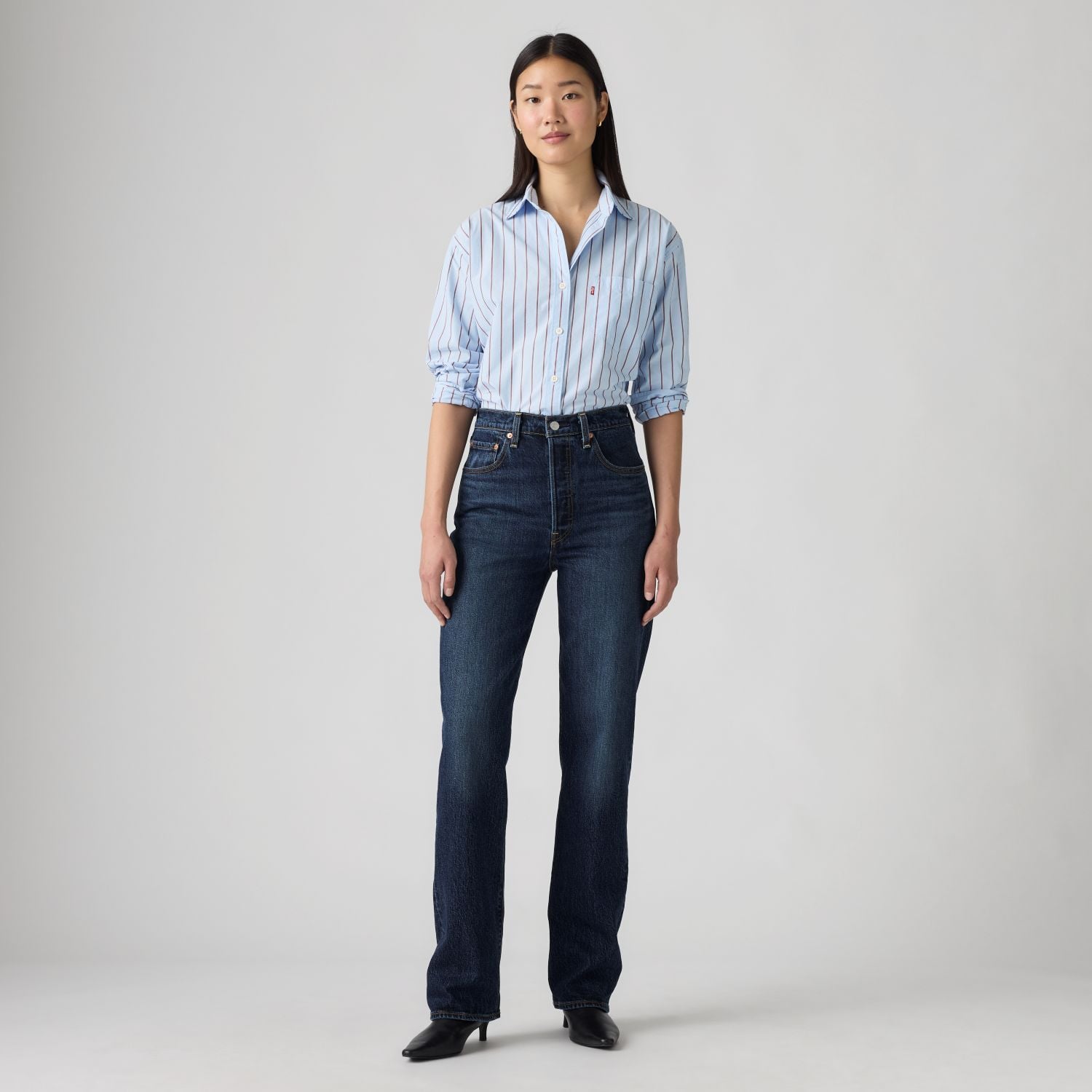 JEANS MUJER RIBCAGE FULL LENGTH AZUL LEVIS 79078-0044 - 2
