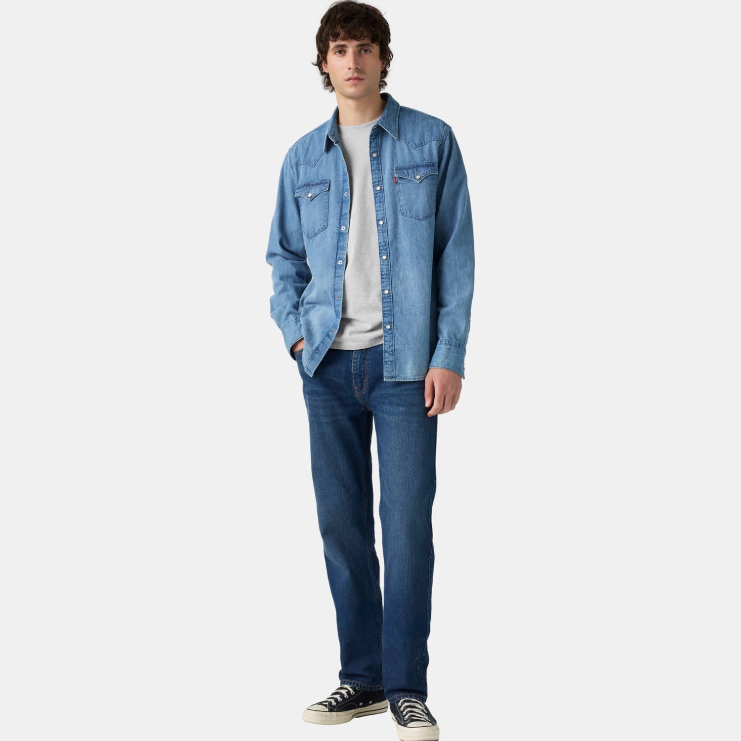 JEANS HOMBRE 505 REGULAR AZUL LEVIS 00505-3442 - 5