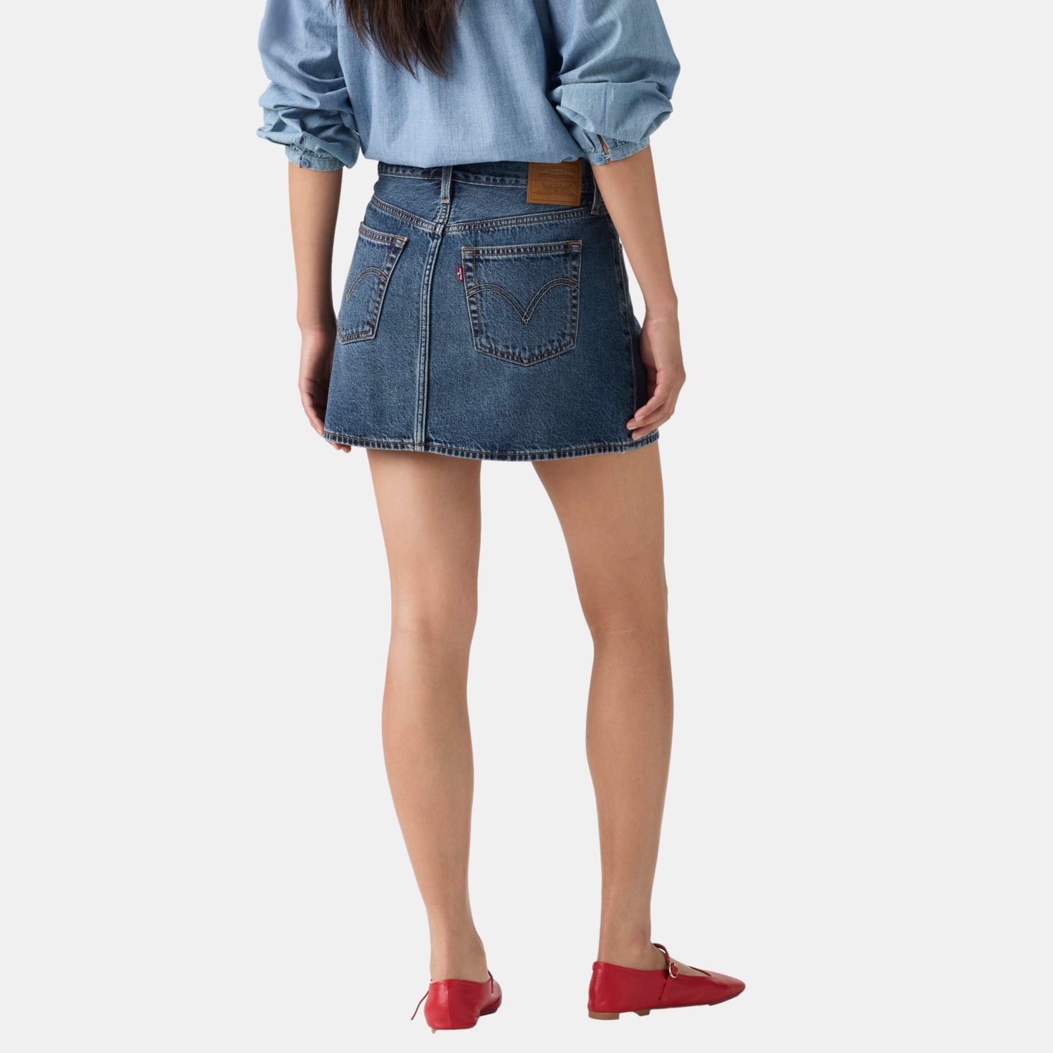 FALDA MUJER ICON SKIRT AZUL LEVIS A4694-0084 - 4