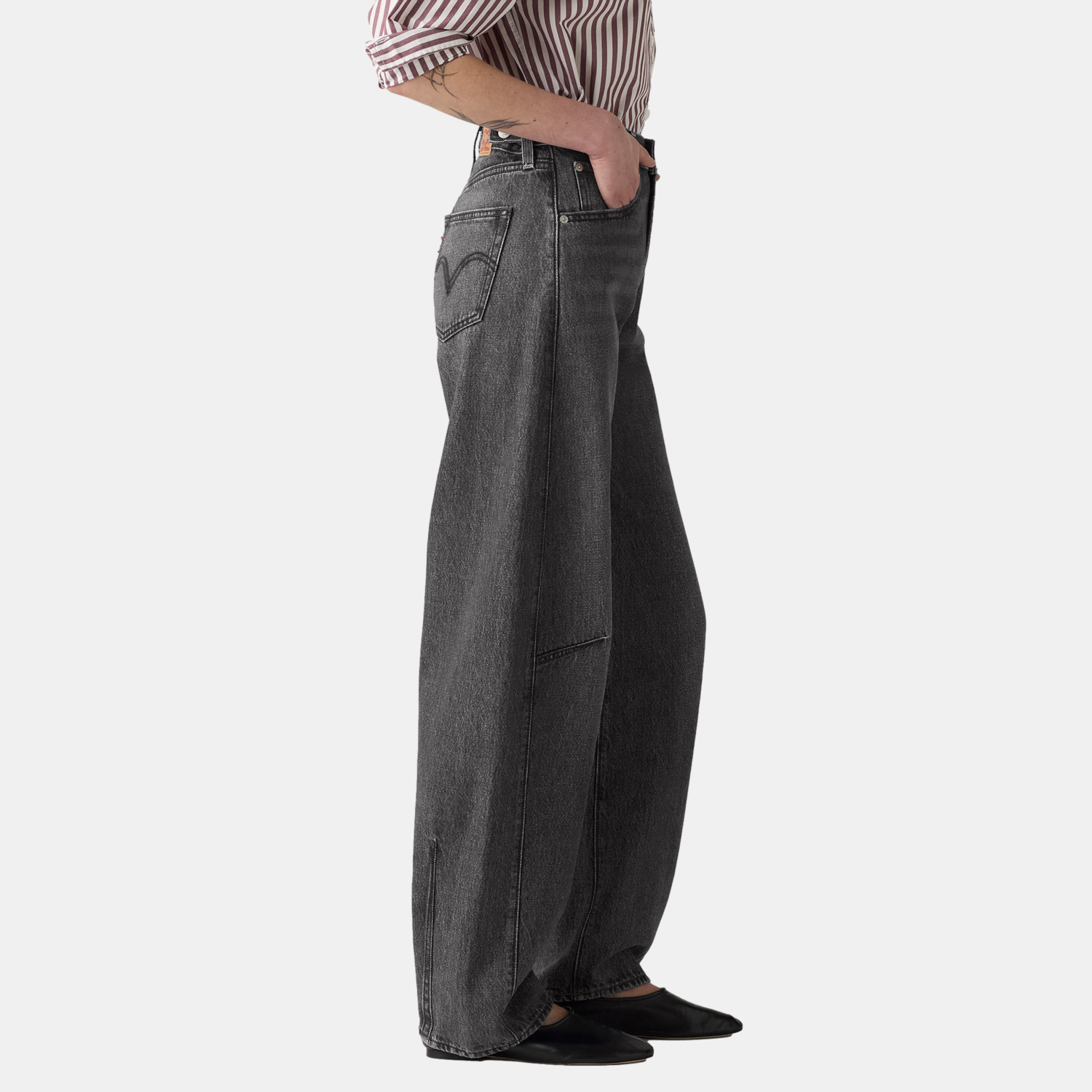 JEANS MUJER CINCH BARREL GRIS LEVIS 003V5-0000 - 2