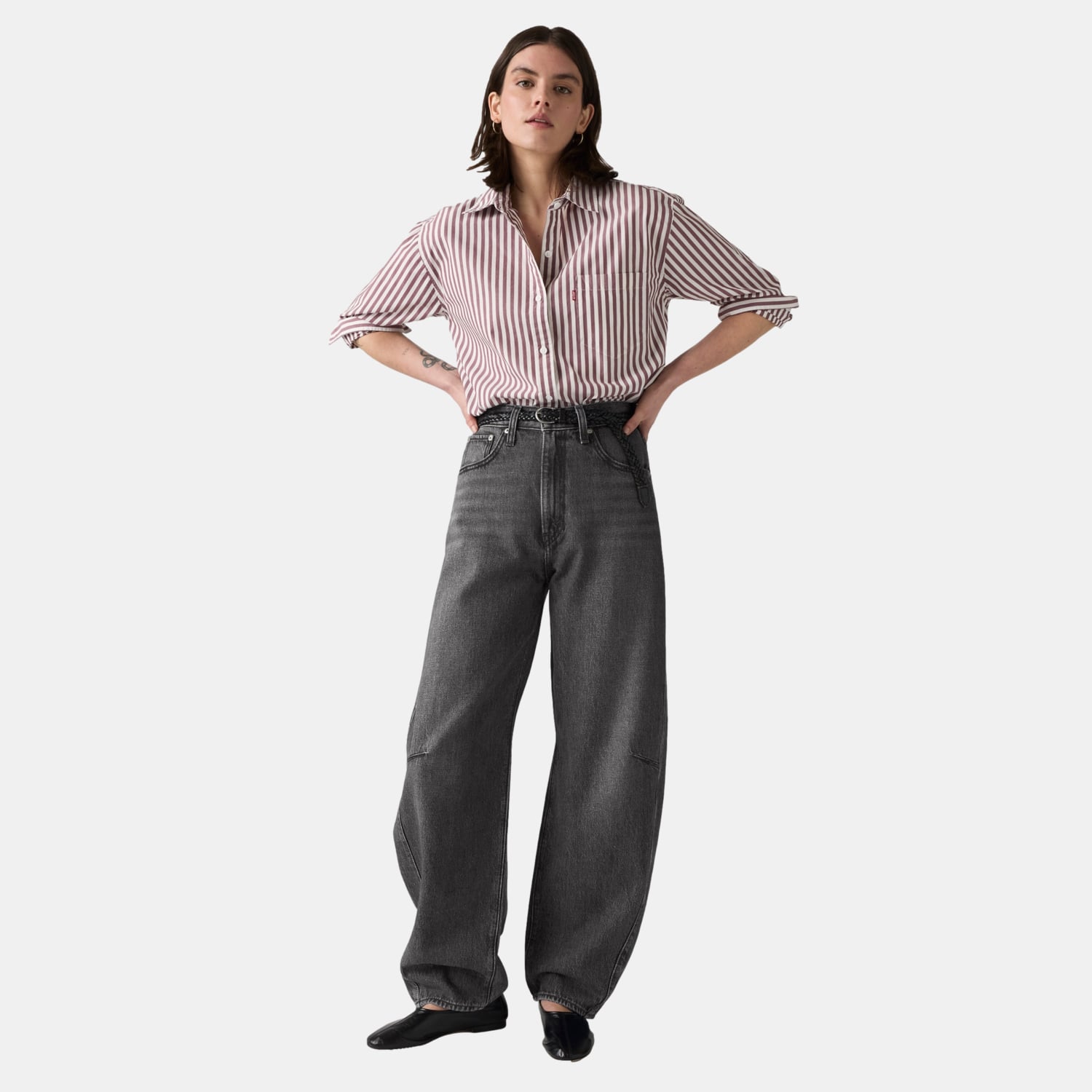 JEANS MUJER CINCH BARREL GRIS LEVIS 003V5-0000 - 4