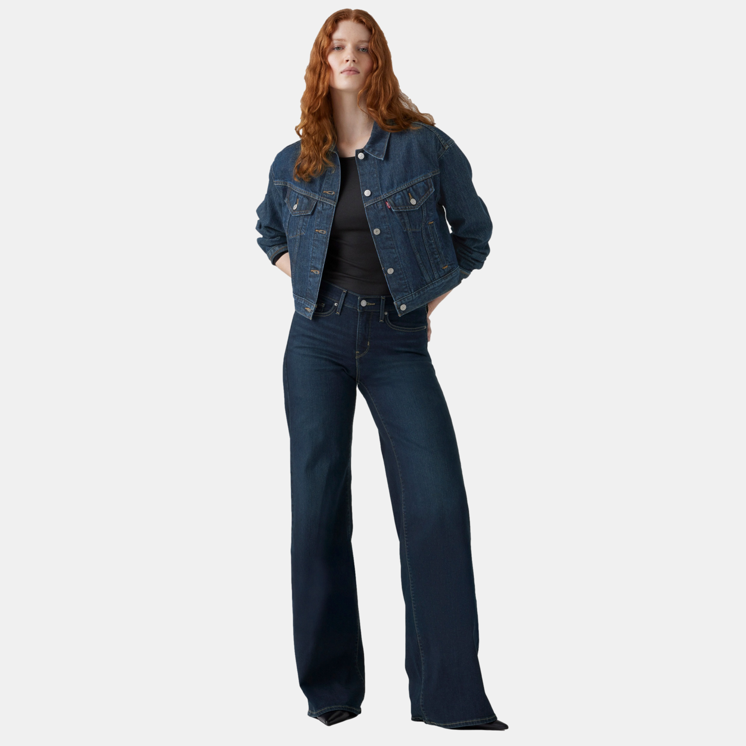 JEANS MUJER 318 SHAPING WIDE LEG AZUL LEVIS 001PZ-0012 - 4