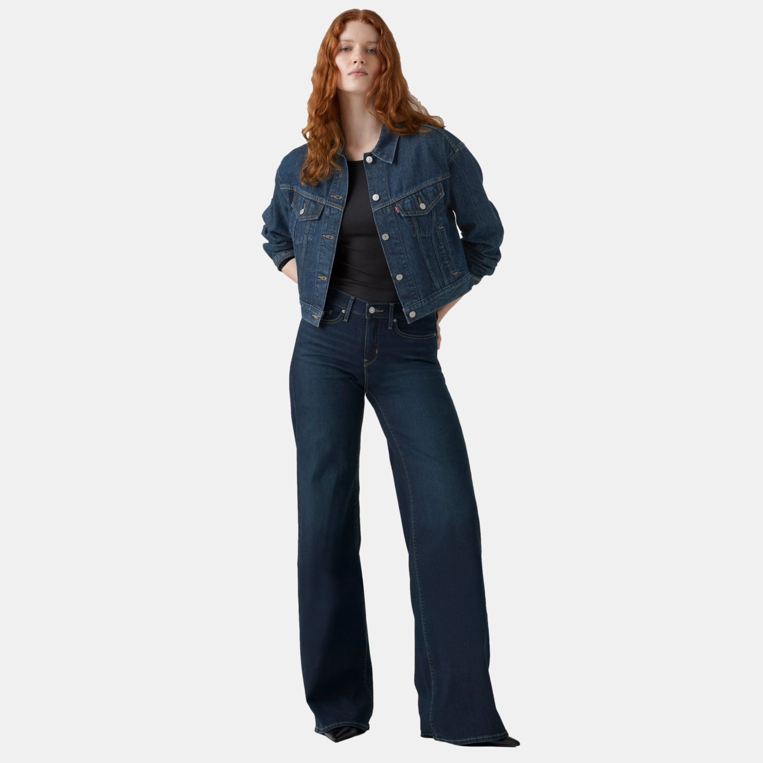 JEANS MUJER 318 SHAPING WIDE LEG AZUL LEVIS 001PZ-0012 - 4