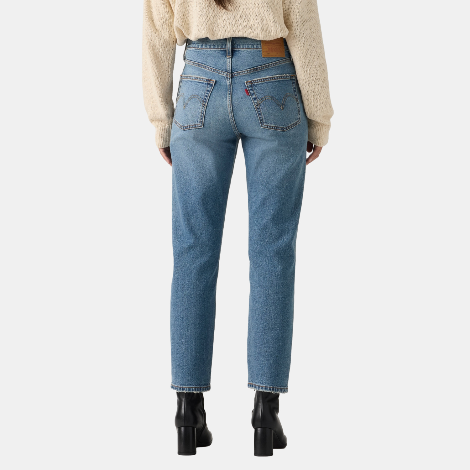 JEANS MUJER 501 CROP LIGHTWEIGHT AZUL LEVIS A8746-0005 - 4