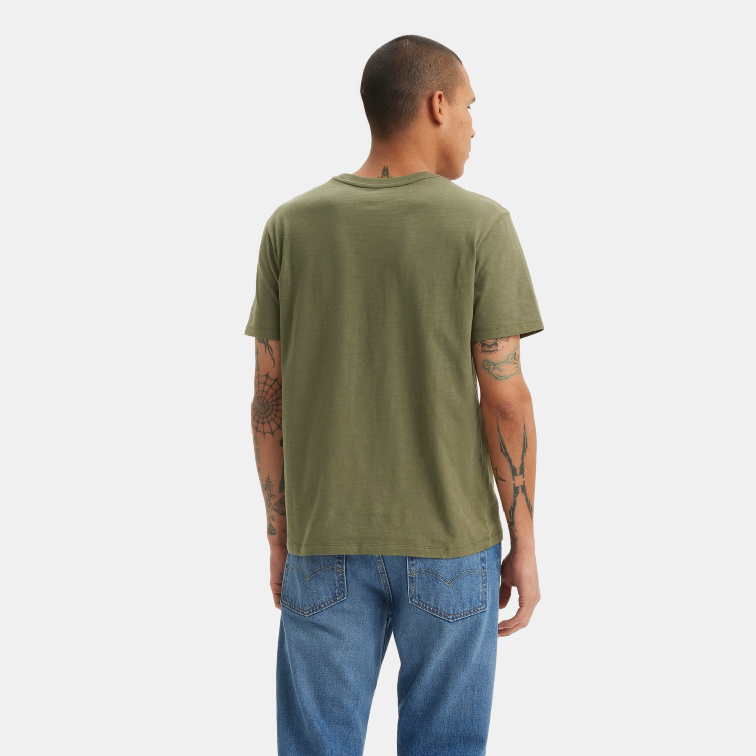 POLO HOMBRE SS CLASSIC POCKET TEE VERDE LEVIS 19342-0366 - 2