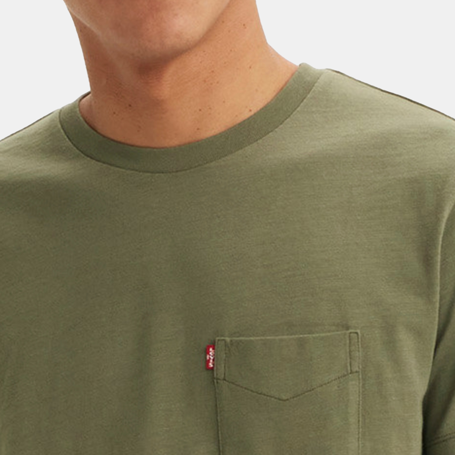 POLO HOMBRE SS CLASSIC POCKET TEE VERDE LEVIS 19342-0366 - 3