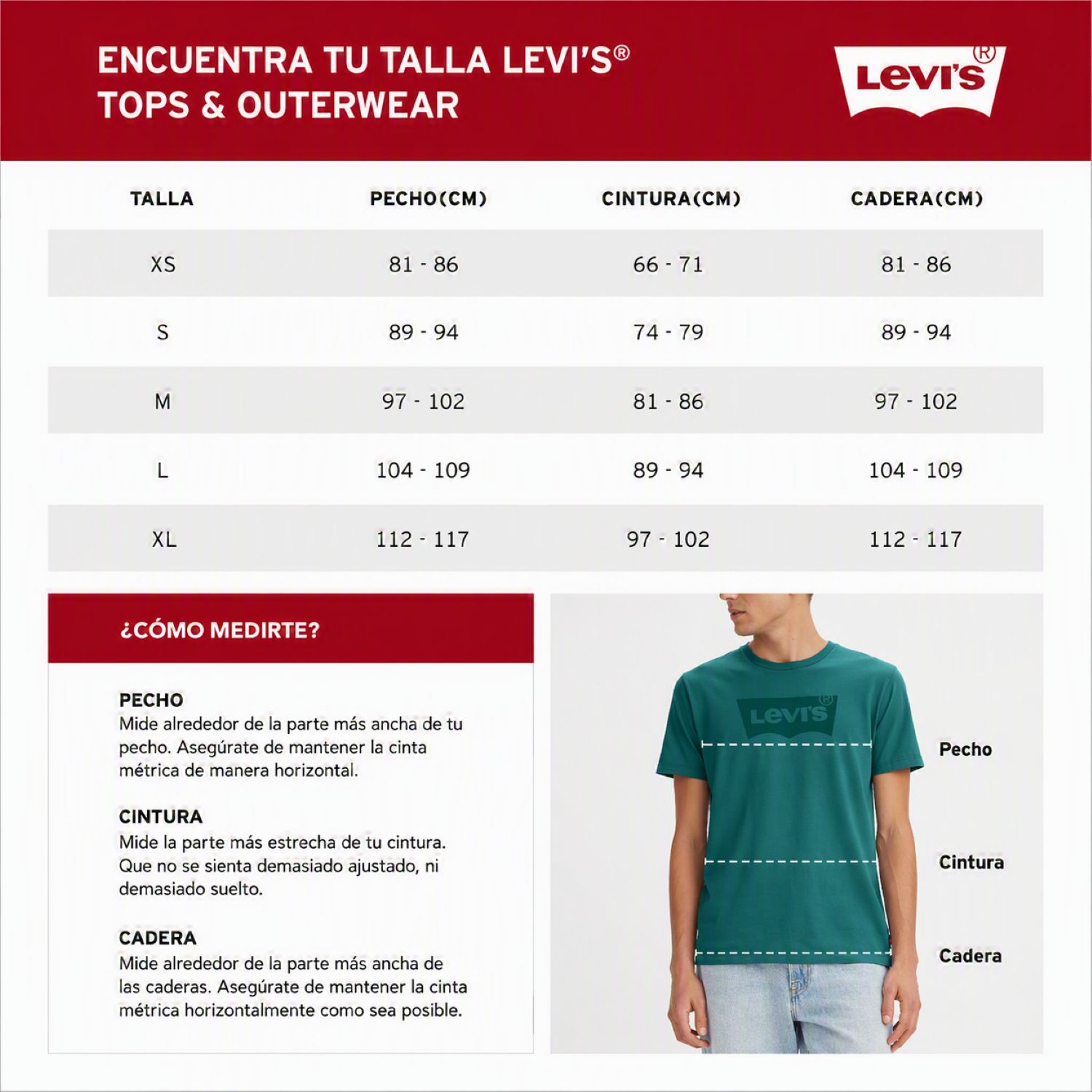 POLO HOMBRE SS CLASSIC POCKET TEE VERDE LEVIS 19342-0366 - 5