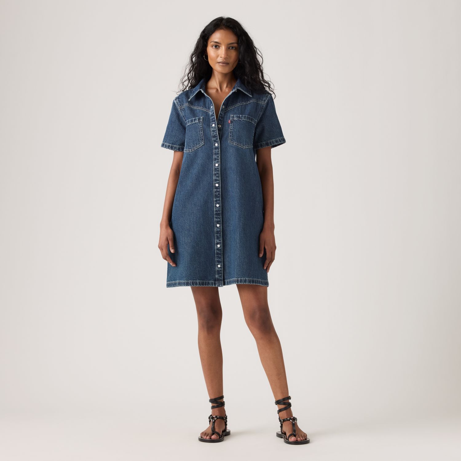 VESTIDO MUJER LOUISA DENIM AZUL LEVIS 006LG-0000 - 1