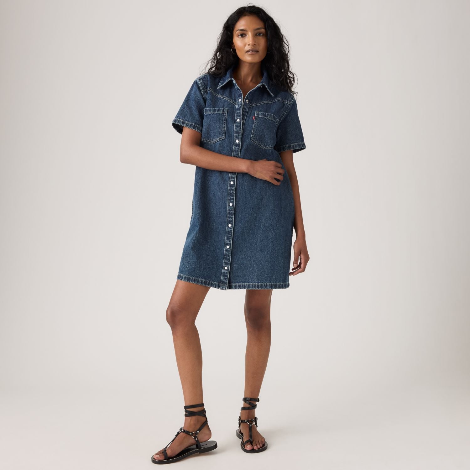 VESTIDO MUJER LOUISA DENIM AZUL LEVIS 006LG-0000 - 3