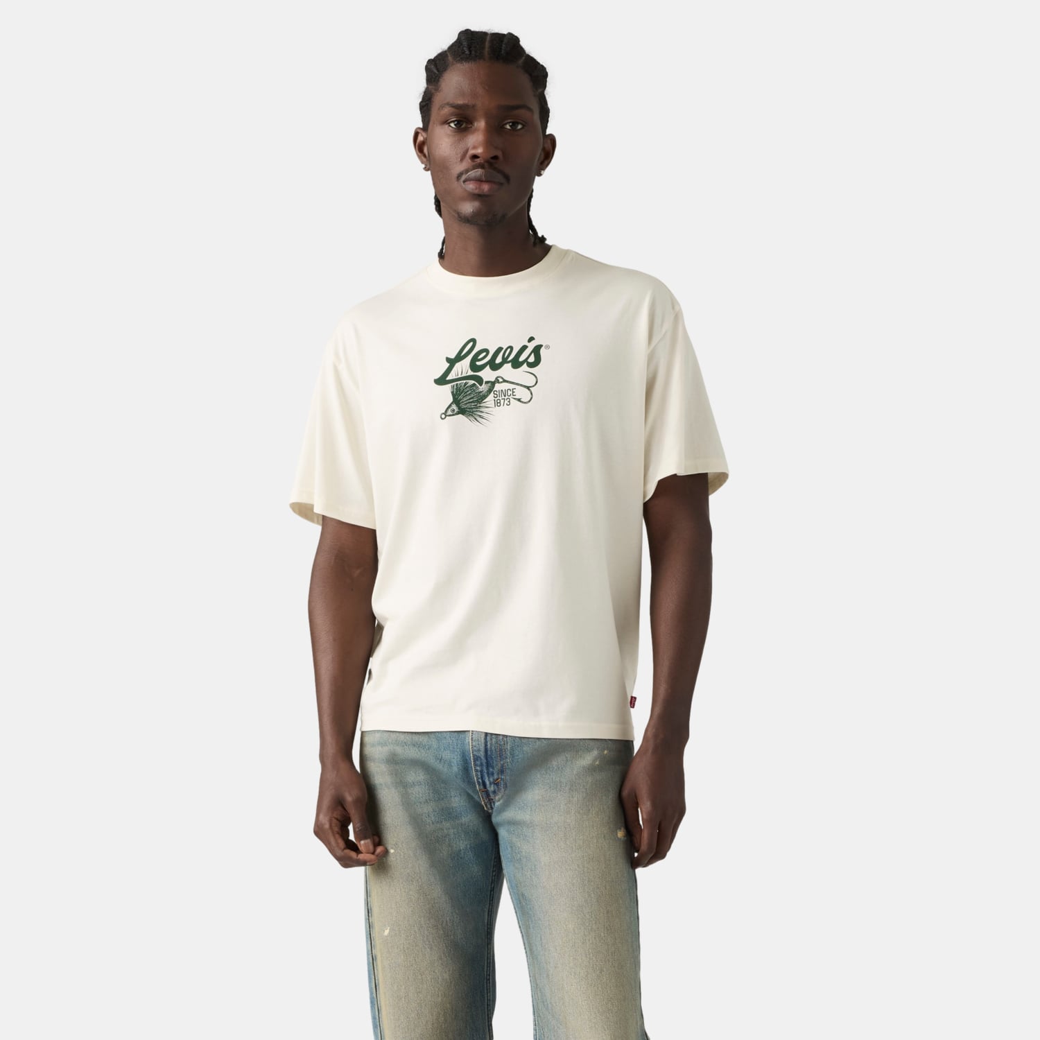 POLO HOMBRE BOXY TEE BEIGE LEVIS 004H0-0047 - 1