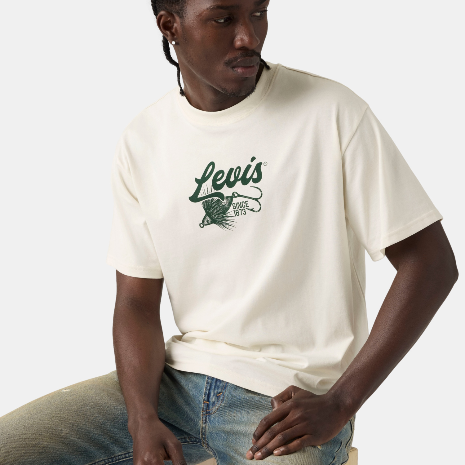 POLO HOMBRE BOXY TEE BEIGE LEVIS 004H0-0047 - 4