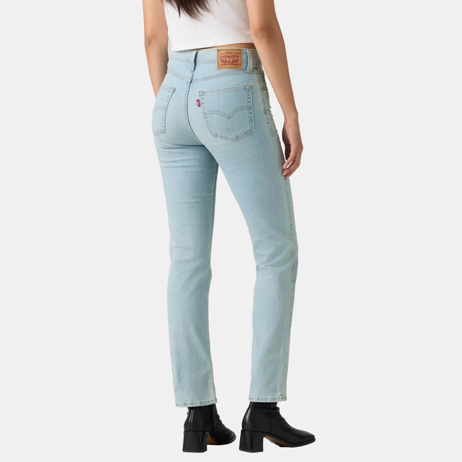 JEANS MUJER 724 HIGH RISE STRAIGHT AZUL LEVIS 18883-0446 - 4