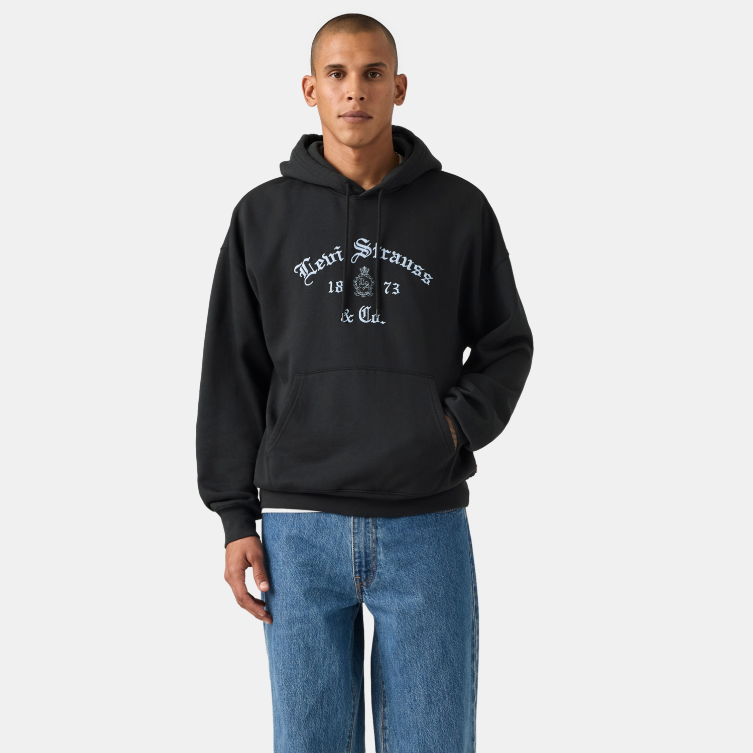 POLERÓN HOMBRE GRAPHIC BOXY HOODIE NEGRO LEVIS 005ZD-0000 - 1