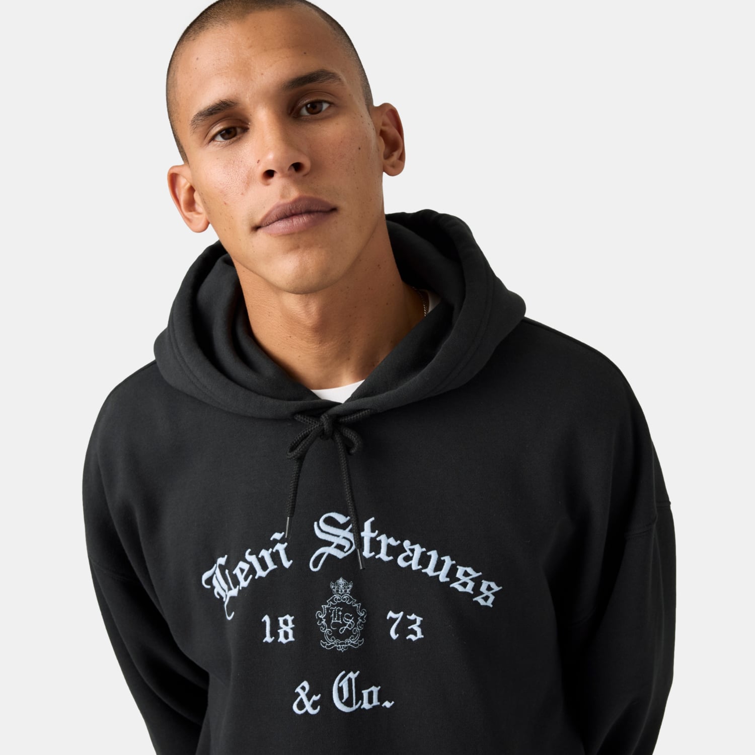 POLERÓN HOMBRE GRAPHIC BOXY HOODIE NEGRO LEVIS 005ZD-0000 - 4