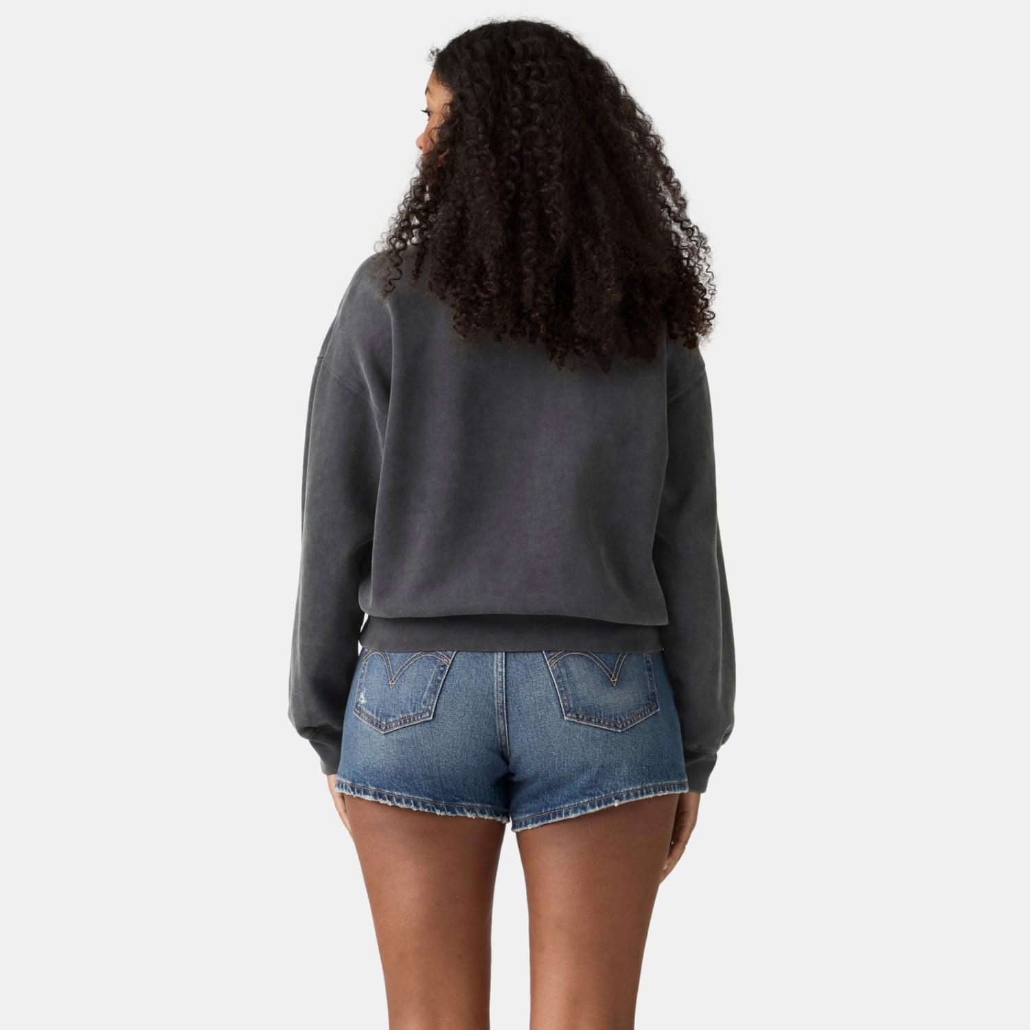 POLERÓN MUJER VINTAGE BOXY SWEATSHIRT NEGRO LEVIS 005I9-0009 - 2