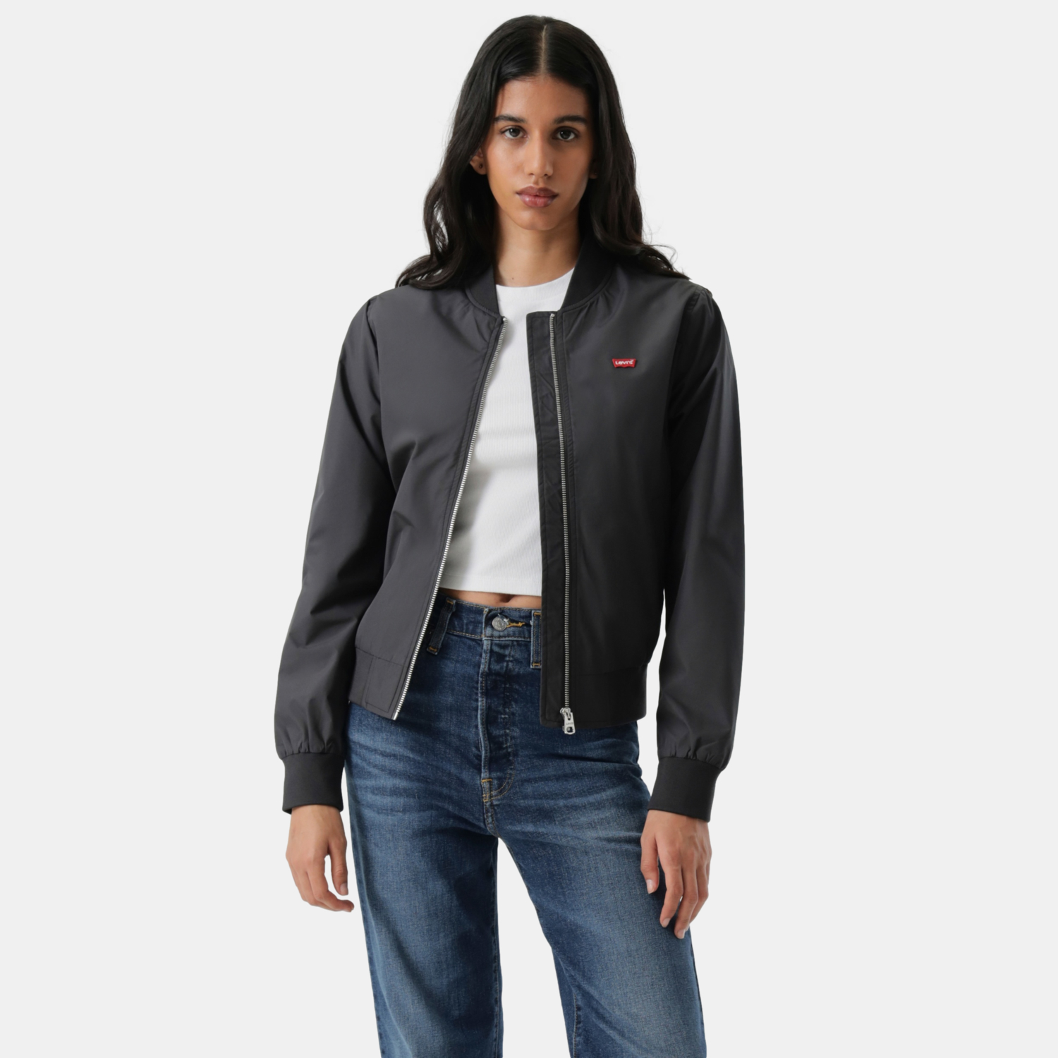 CASACA MUJER BOMBER NEGRO LEVIS 59544-0678 - 1