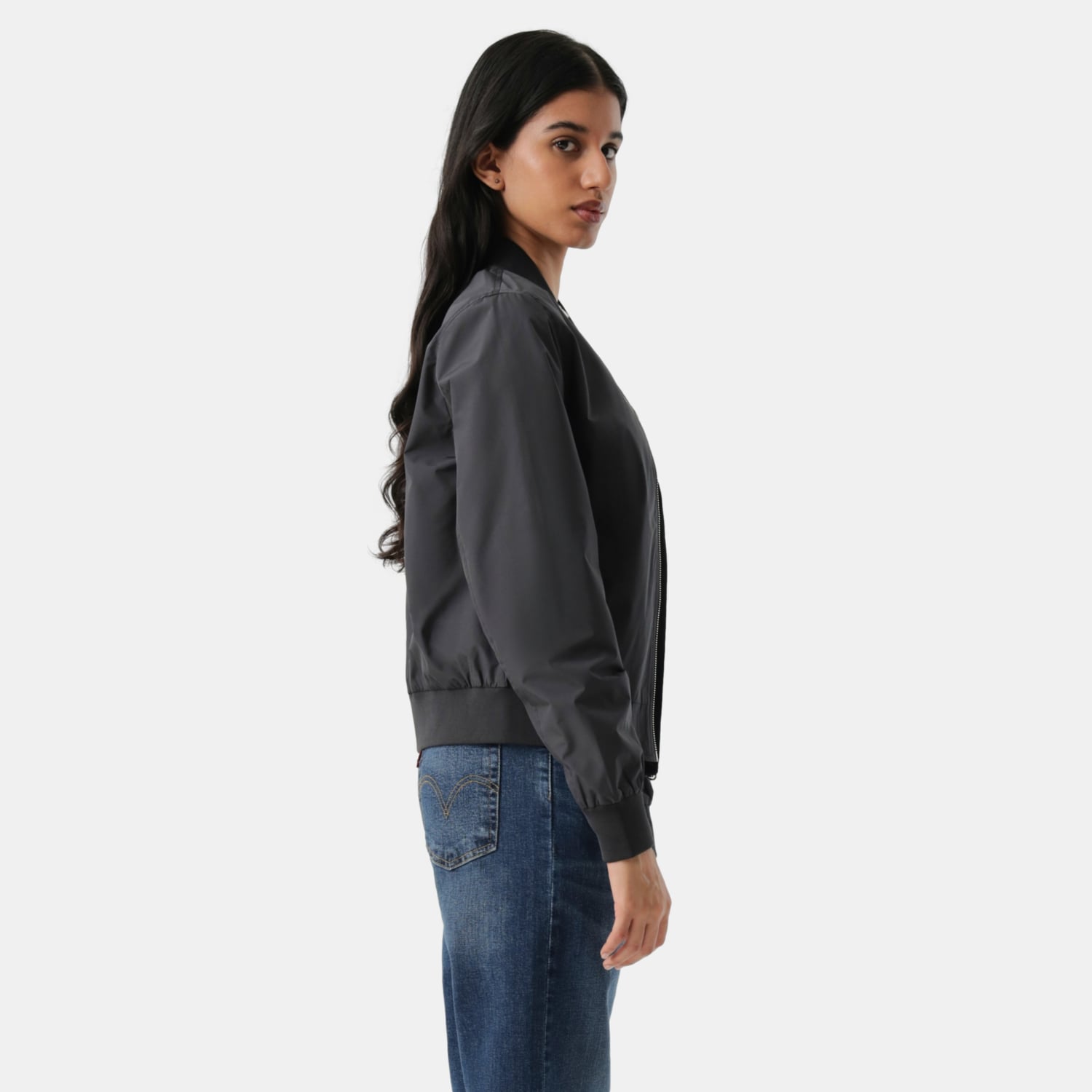 CASACA MUJER BOMBER NEGRO LEVIS 59544-0678 - 2