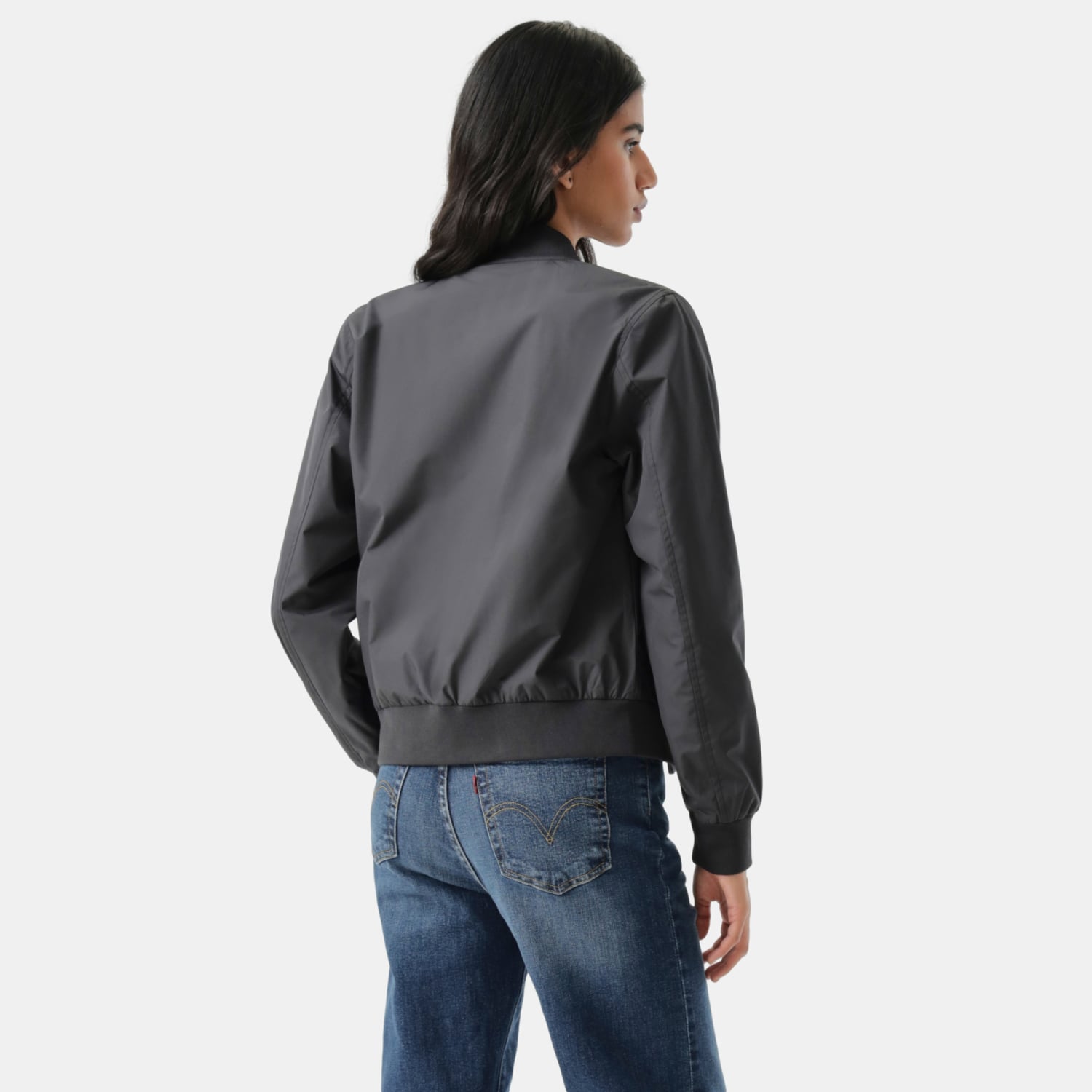 CASACA MUJER BOMBER NEGRO LEVIS 59544-0678 - 3