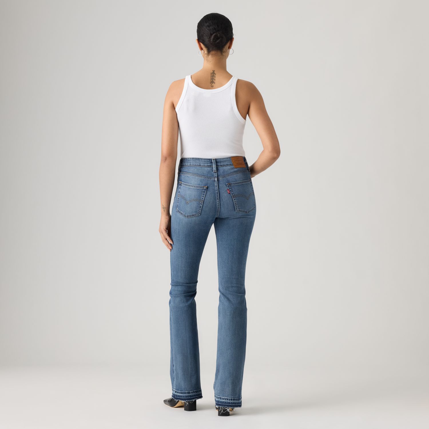 JEANS MUJER 726 HR FLARE AZUL LEVIS A3410-0216 - 4