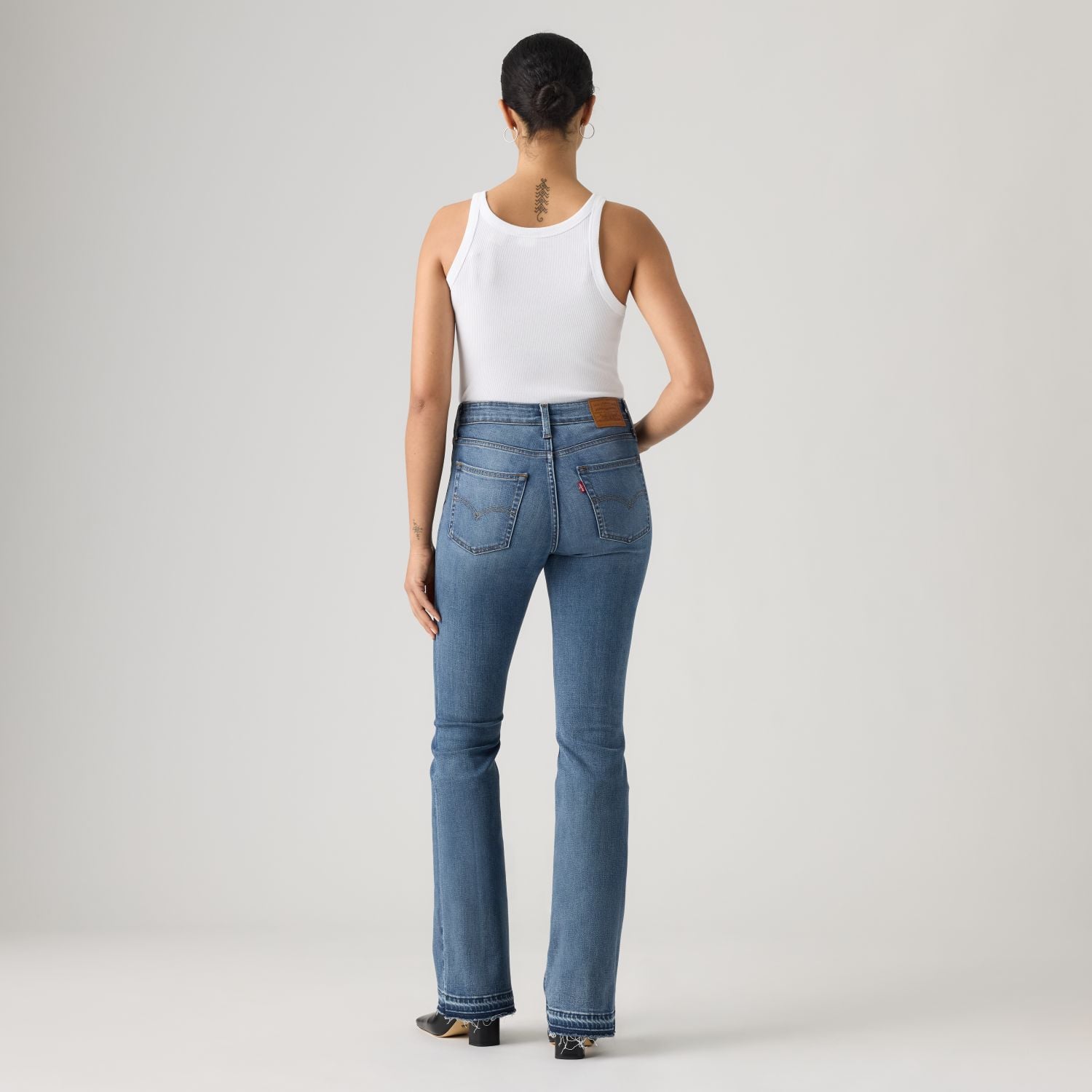 JEANS MUJER 726 HR FLARE AZUL LEVIS A3410-0216 - 4