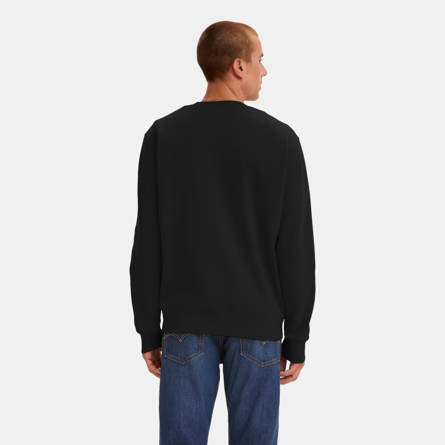 POLERÓN HOMBRE CORE CREW SWEATSHIRT NEGRO LEVIS 34257-0008 - 2