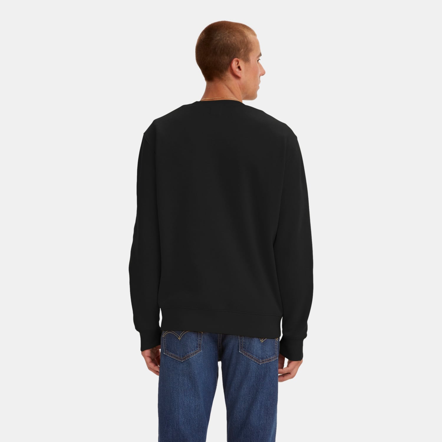 POLERÓN HOMBRE CORE CREW SWEATSHIRT NEGRO LEVIS 34257-0008 - 2