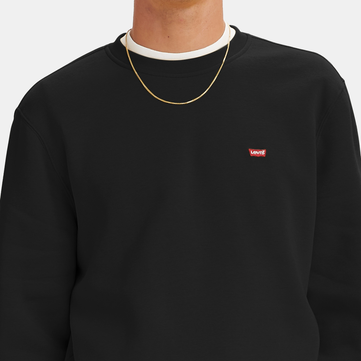 POLERÓN HOMBRE CORE CREW SWEATSHIRT NEGRO LEVIS 34257-0008 - 3