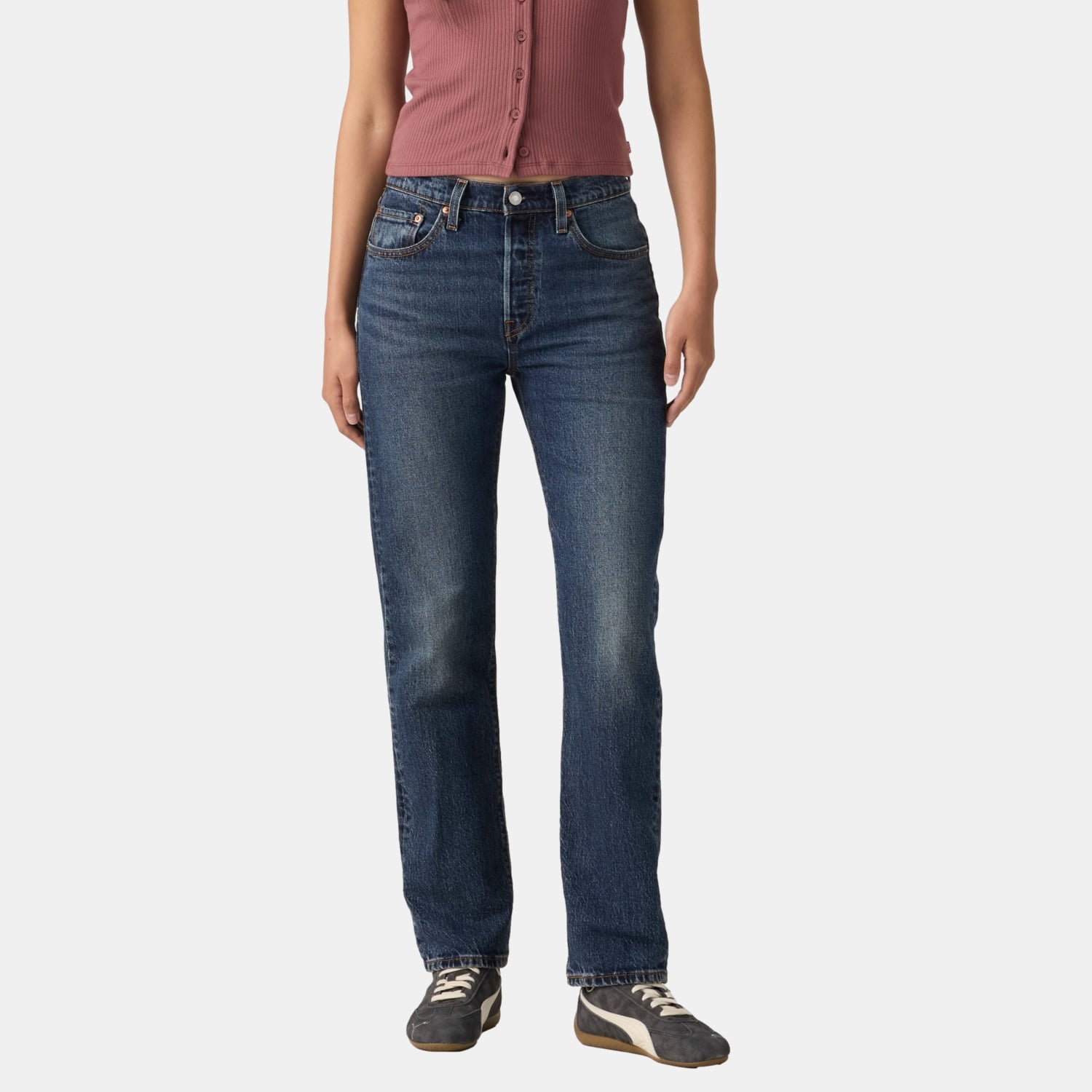JEANS MUJER 501 FOR WOMEN AZUL LEVIS 12501-0655 - 1