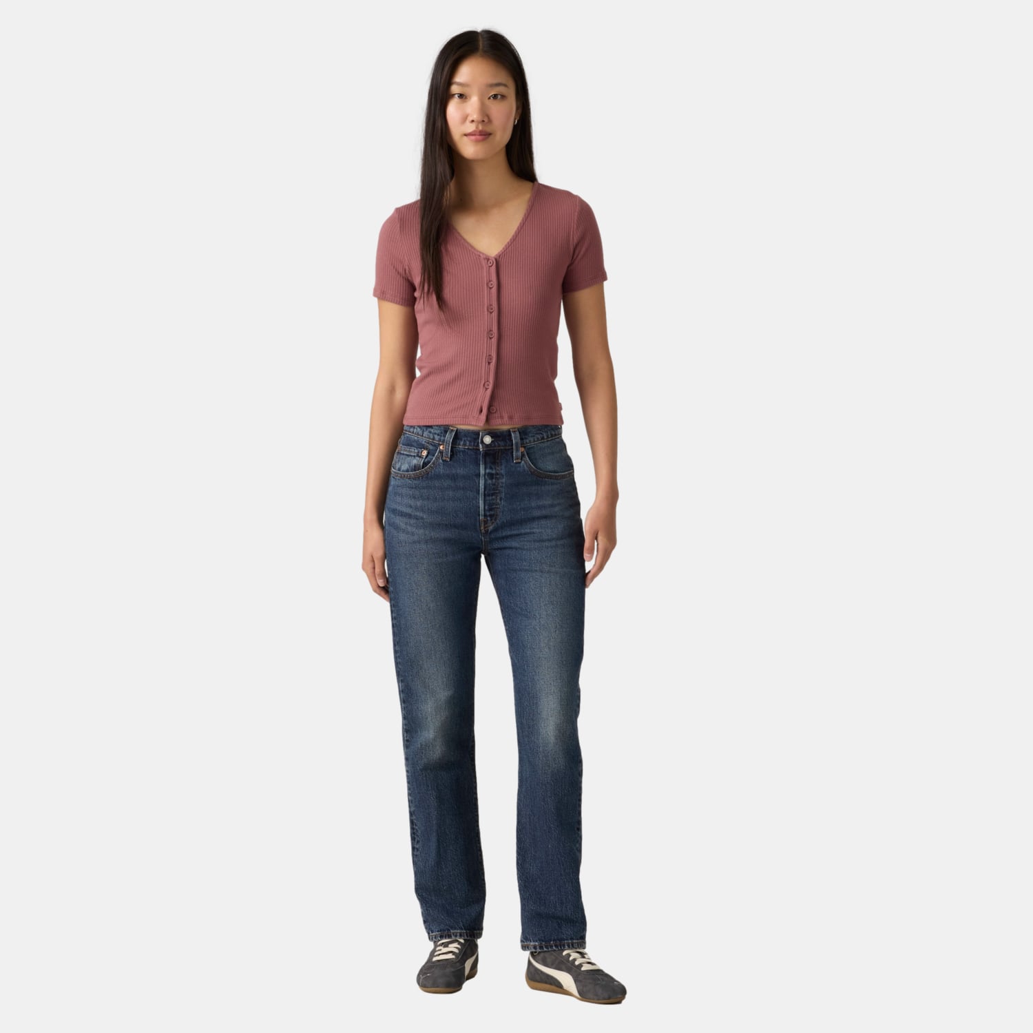 JEANS MUJER 501 FOR WOMEN AZUL LEVIS 12501-0655 - 2